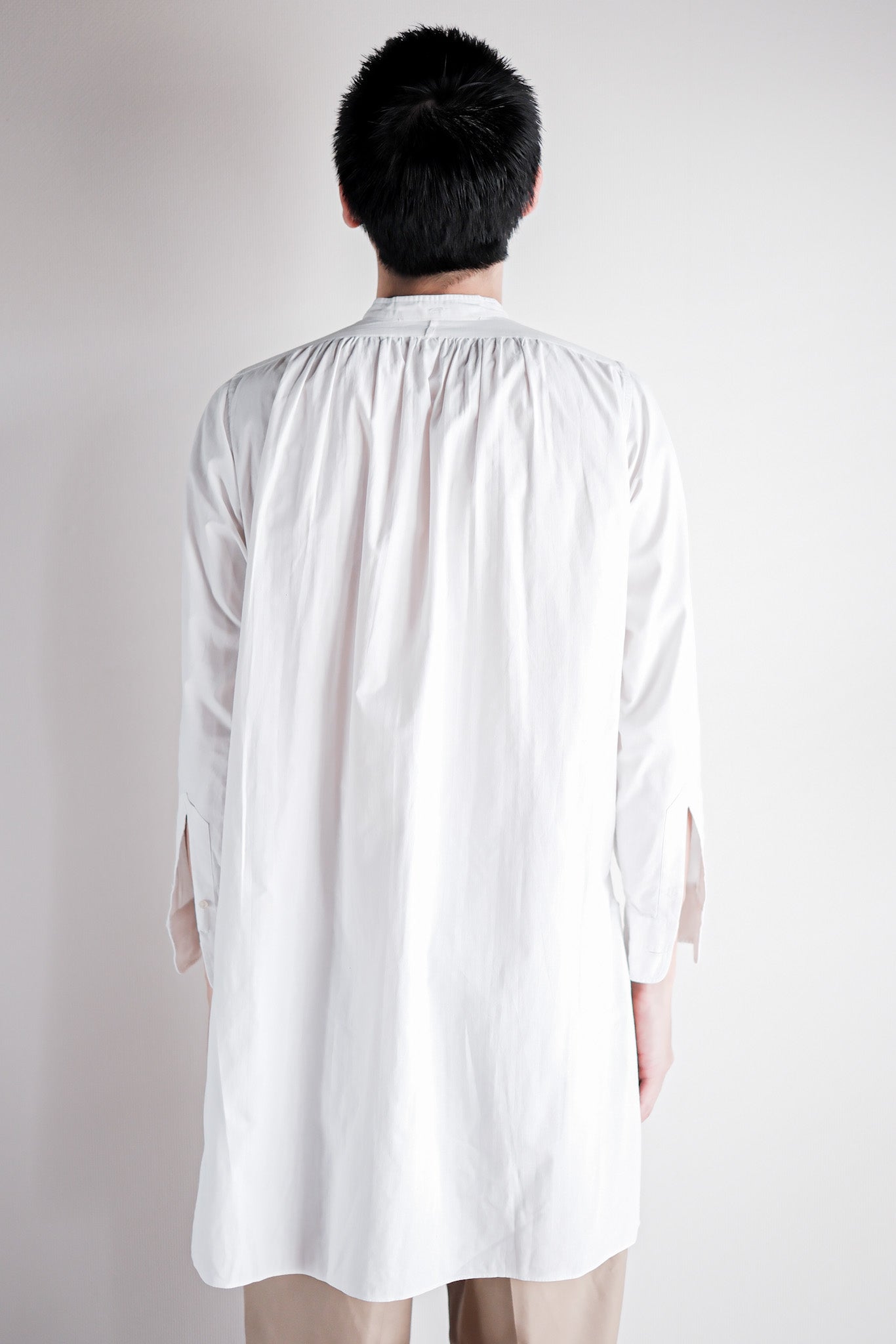 【~30's】French Vintage Cotton Dress Shirt "Belle Jardiniere"