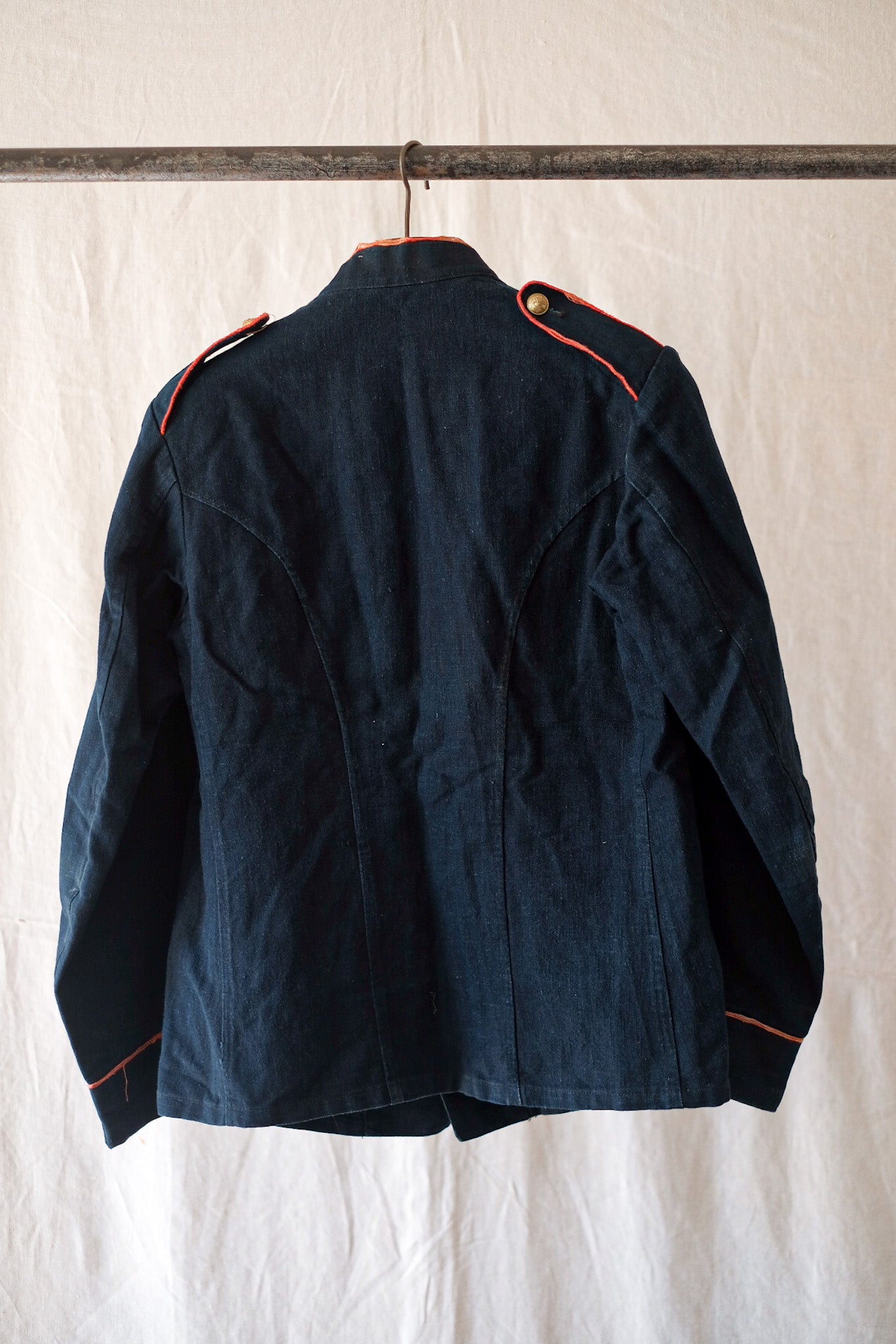 【~10's】French Vintage Indigo Metis Fireman Jacket