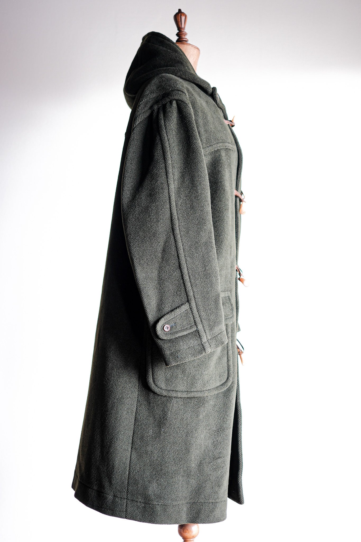 【~90's】Old INVERTERE Wool Duffle Coat "Moorbrook"