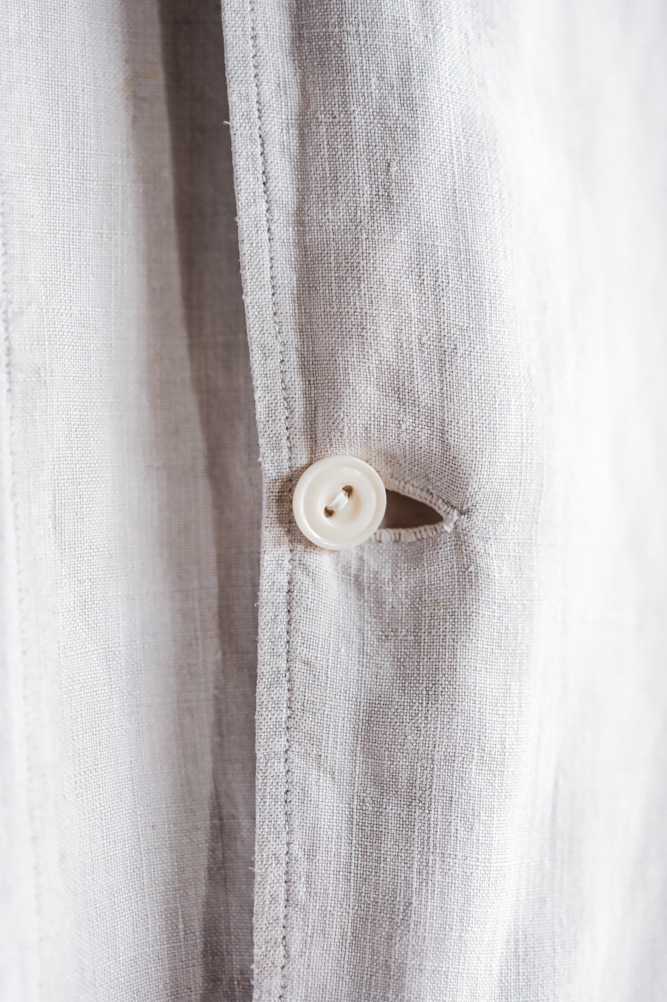【~30's】French Vintage Linen Coat "Belle Jardiniere"