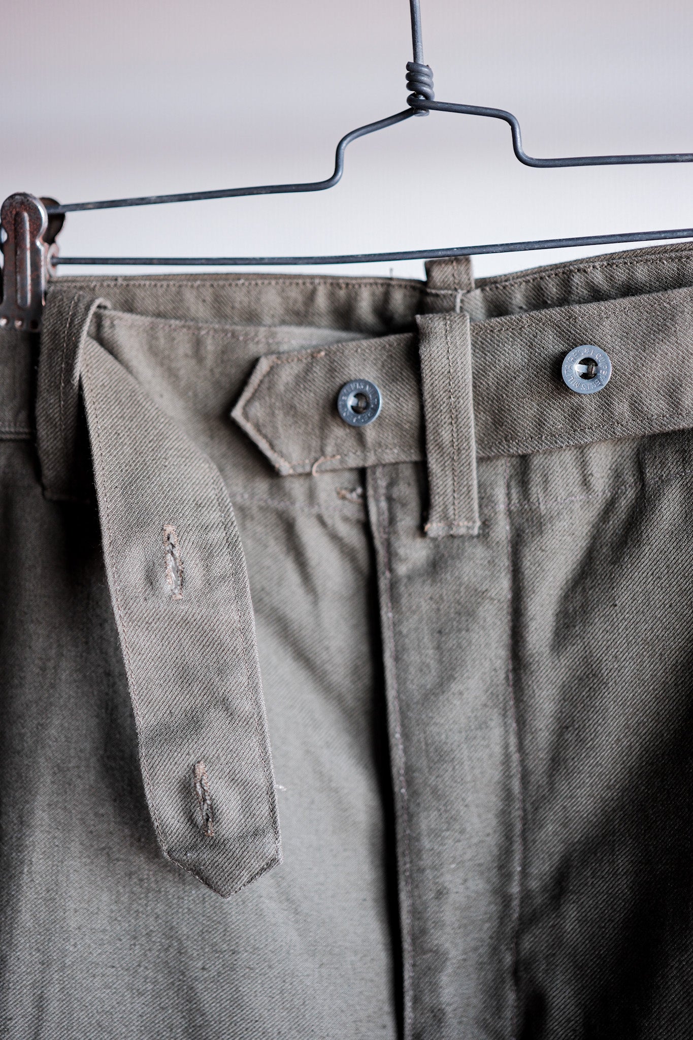 【~40's】French Army Unusual Pattern Trousers "Dead Stock"