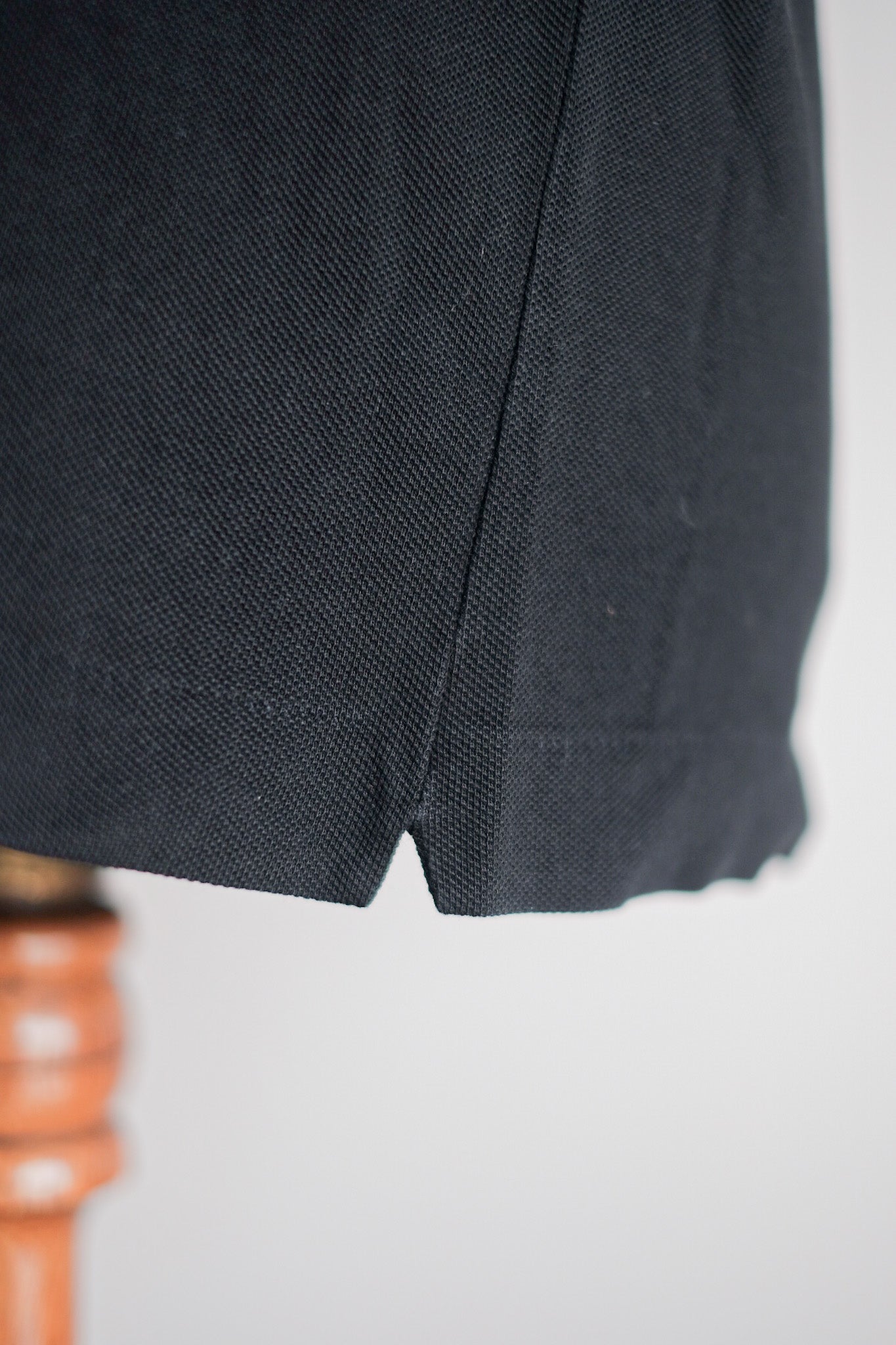 【~80's】CHEMISE LACOSTE S/S Polo Shirt Size.5 "Black"