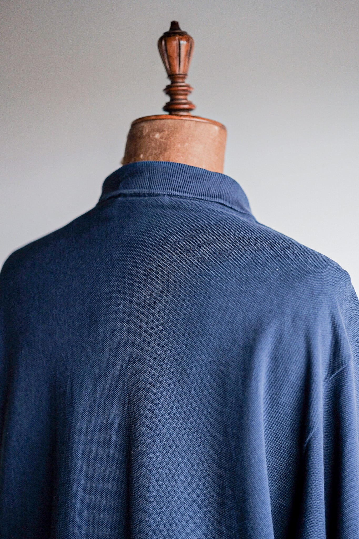 【~80's】CHEMISE LACOSTE L/S Polo Shirt Size.6 "Navy"