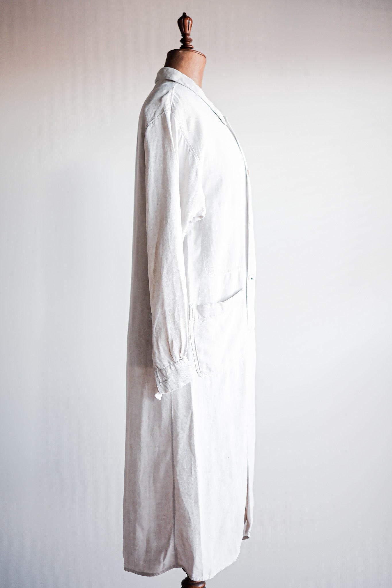 【~30's】French Vintage Linen Coat "Belle Jardiniere"