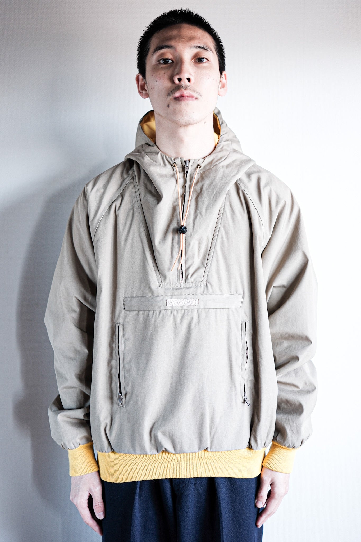 【~70's】American Vintage Cotton × Polyester Smock Size.L "HIGH SIERRA"