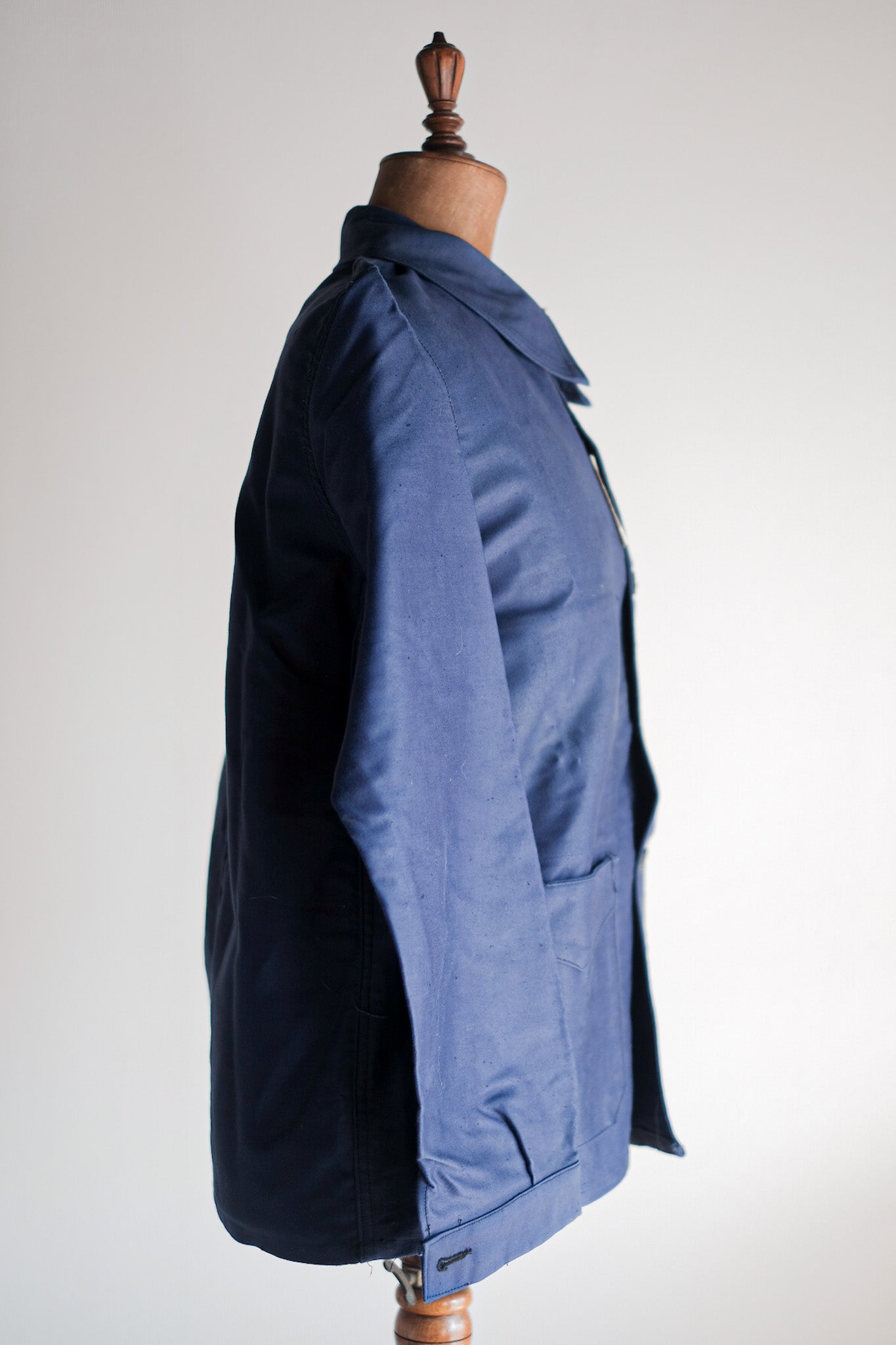 【~40's】French Vintage Blue Moleskin Work Jacket "Dead Stock"