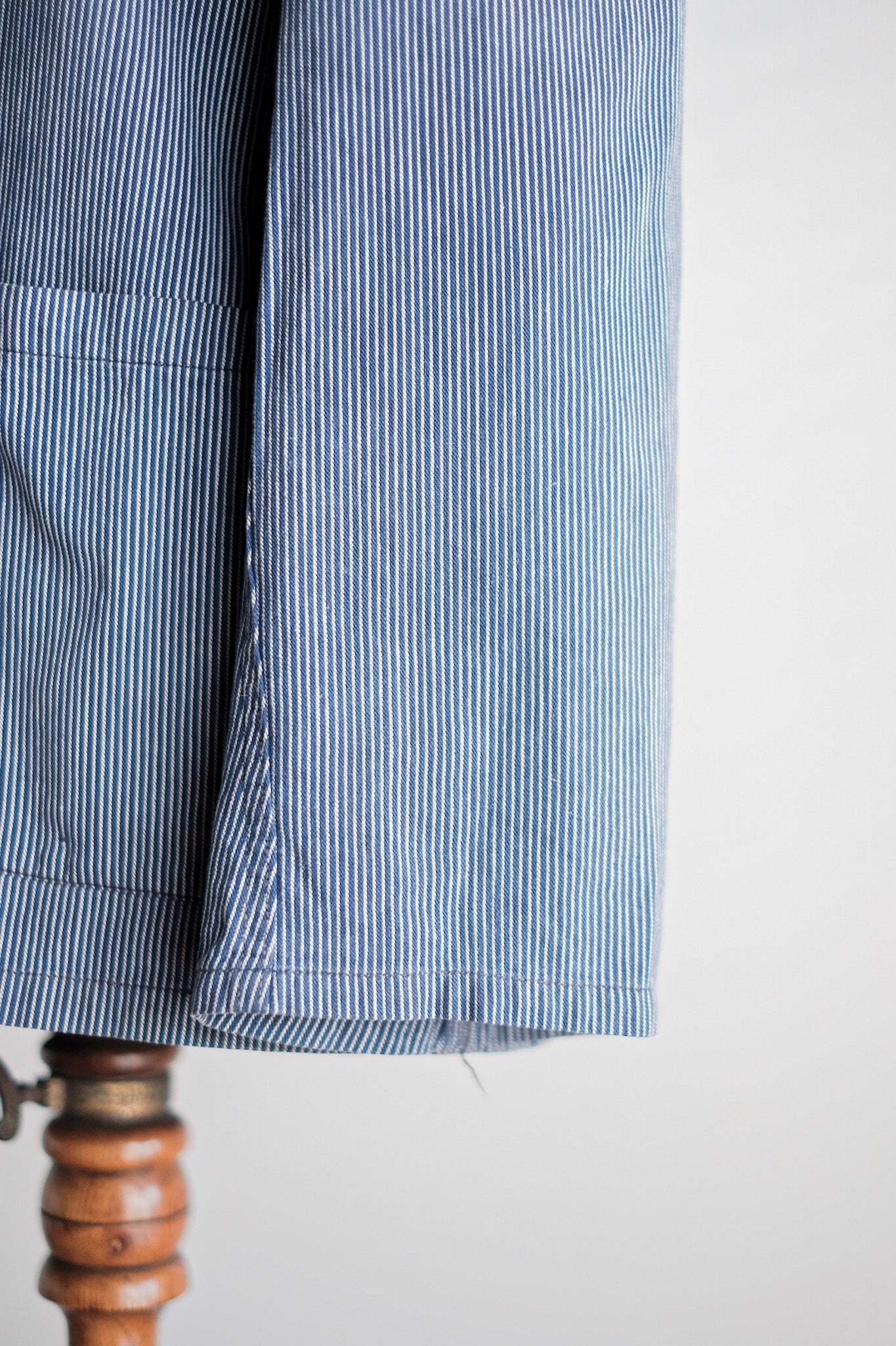 【~50's】French Vintage Cotton Striped Work Jacket "CGT"