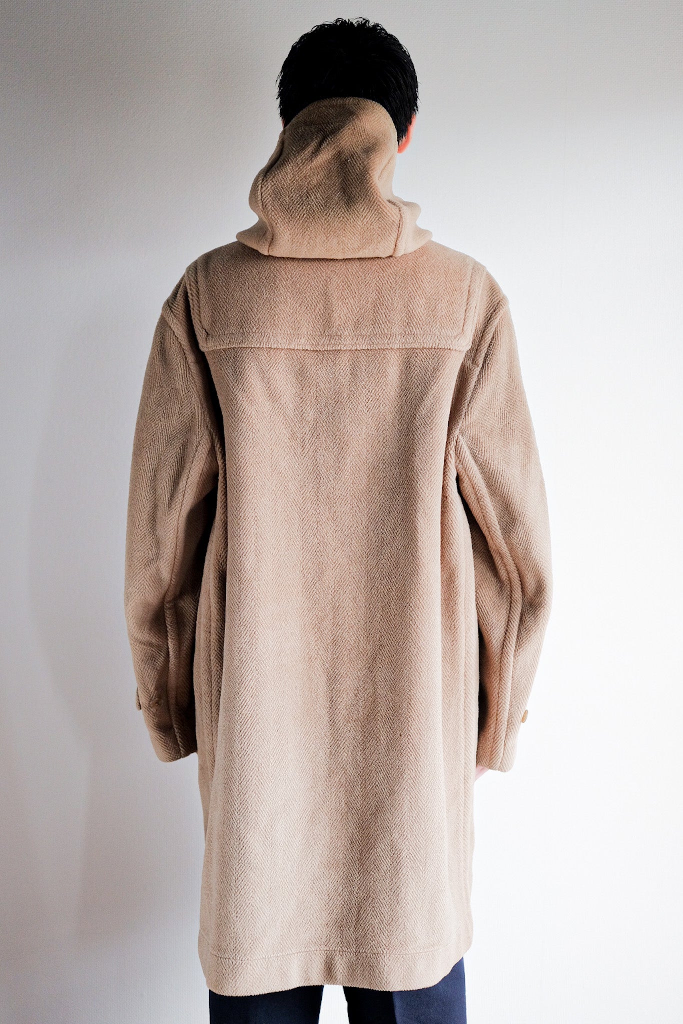 【~80's】Old England Wool Duffle Coat Made by INVERTERE "Moorbrook"