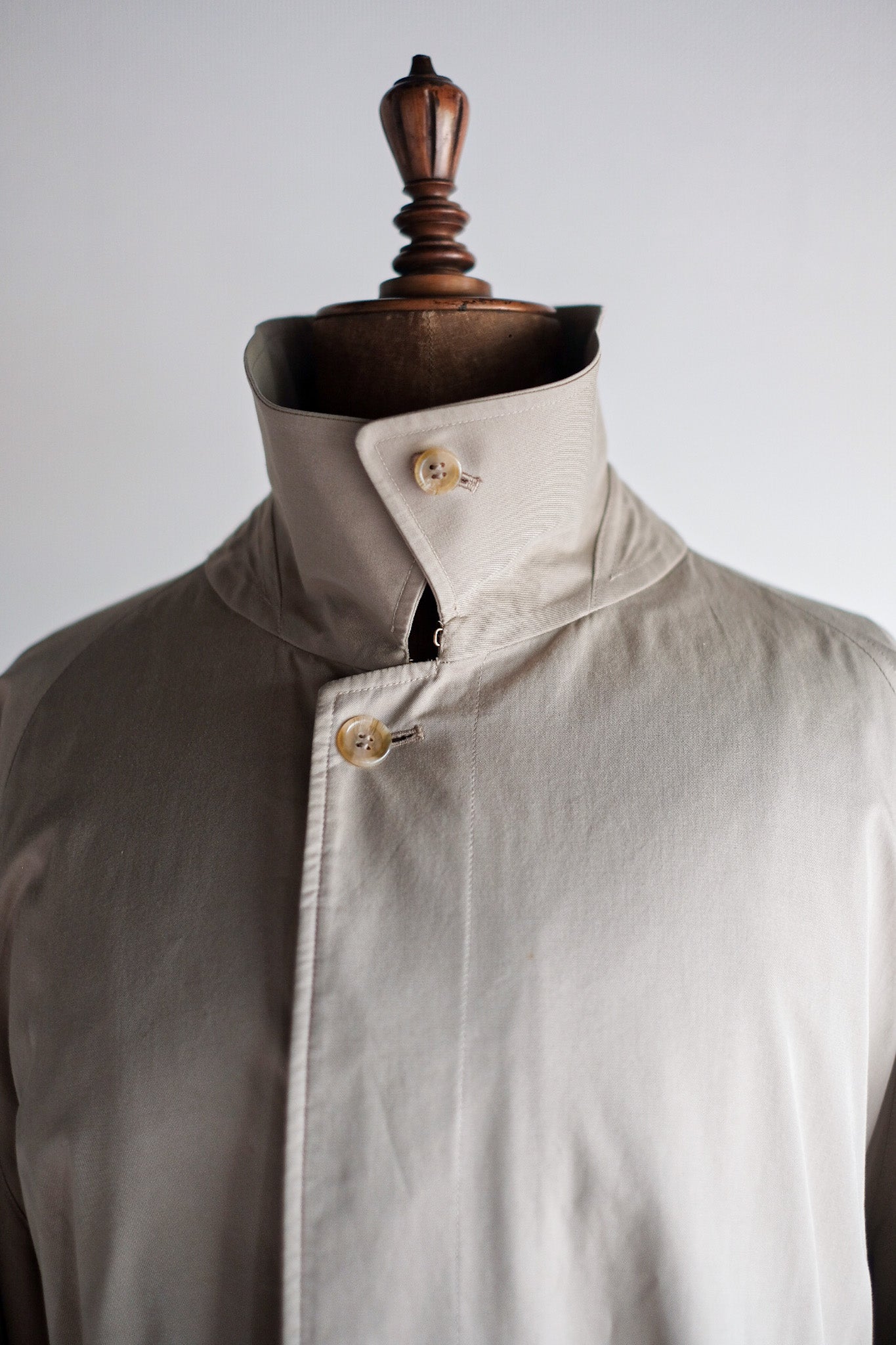 【~80's】Vintage Burberry Single Raglan Rider Coat C100 "HANS ALFRED TERNER 別注"