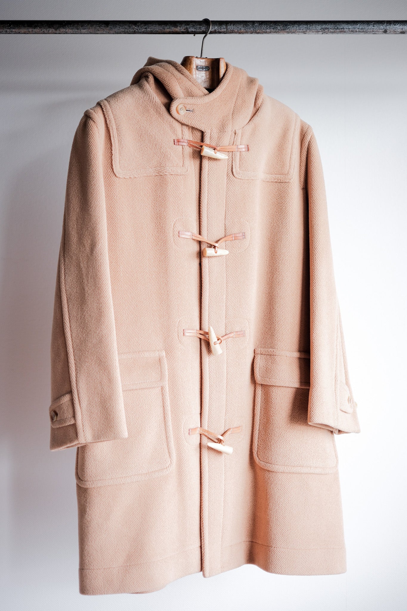 【~90's】Old INVERTERE Wool Duffle Coat "Moorbrook"