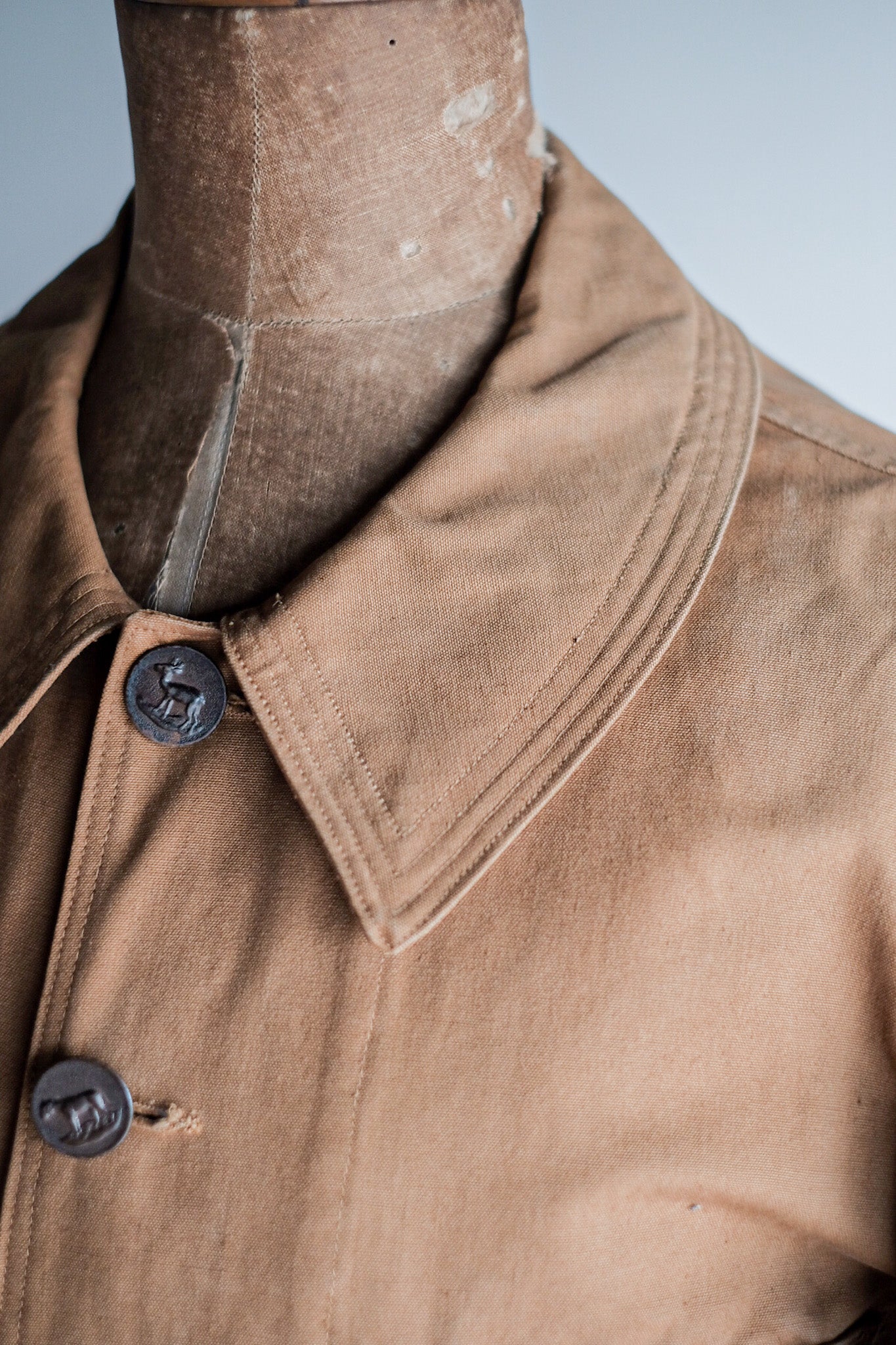 【~30’s】French Vintage Cotton Hunting Jacket