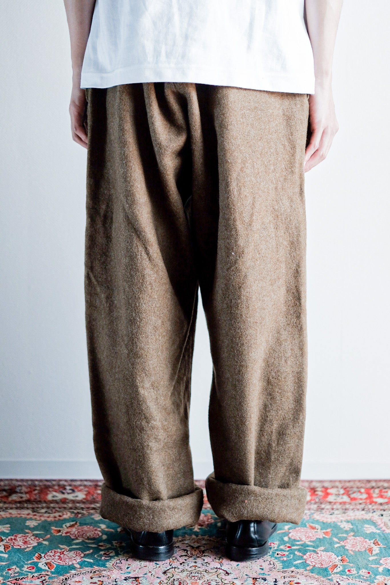 【~50's】British Army Battledress Wool Trousers