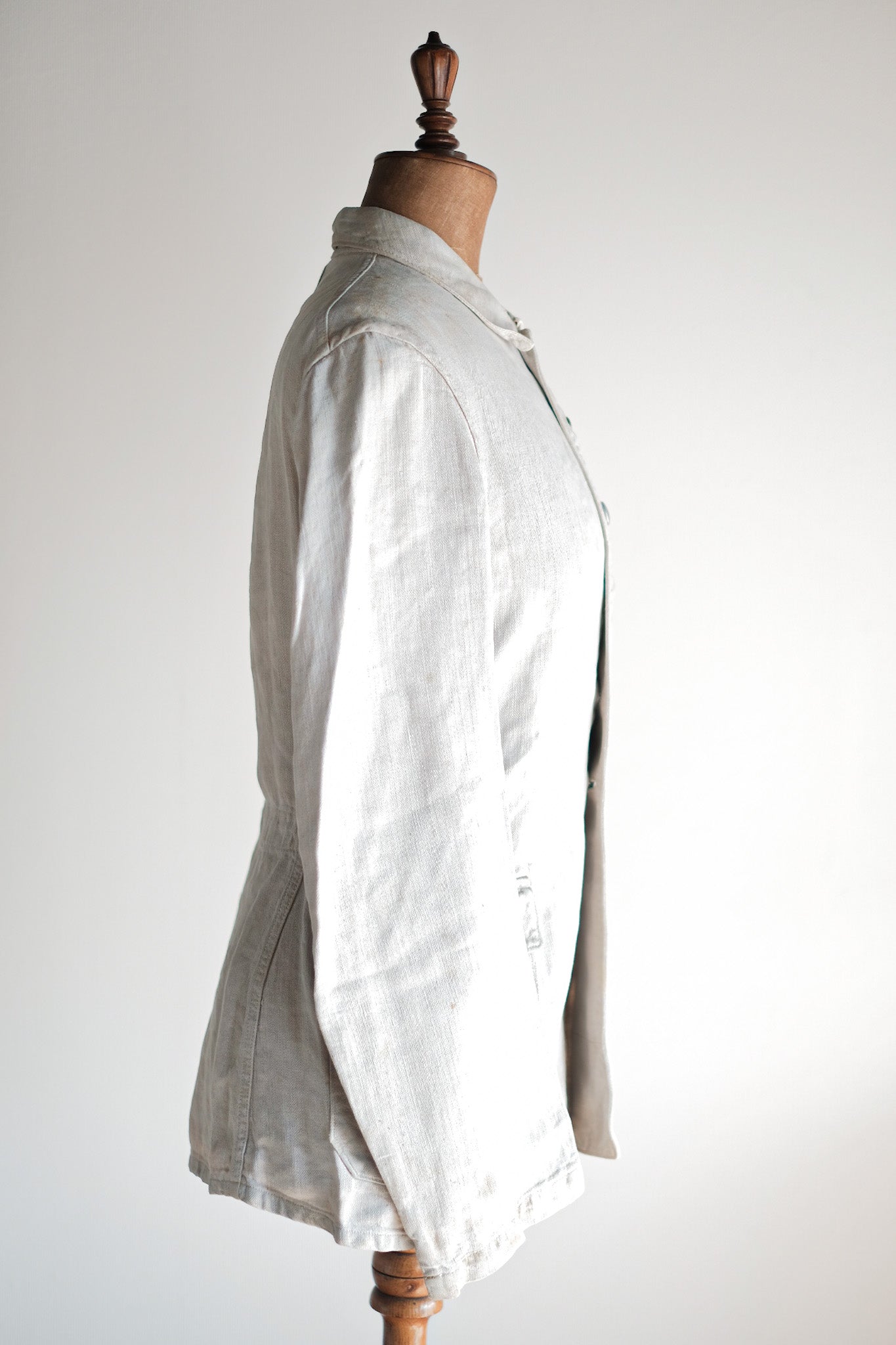 【~30's】WW2 German Army Drillich HBT Linen Jacket