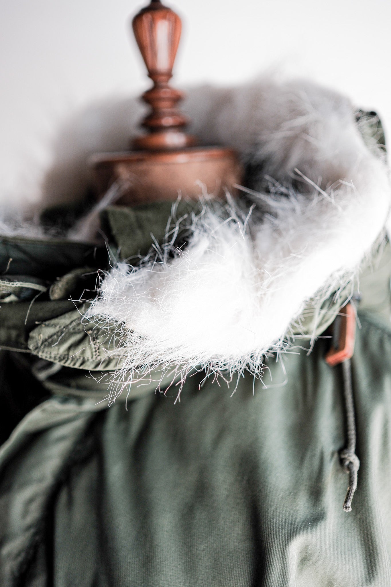 【~80's】U.S.ARMY M-65 Fishtail Parka Size.LARGE "Full Set"