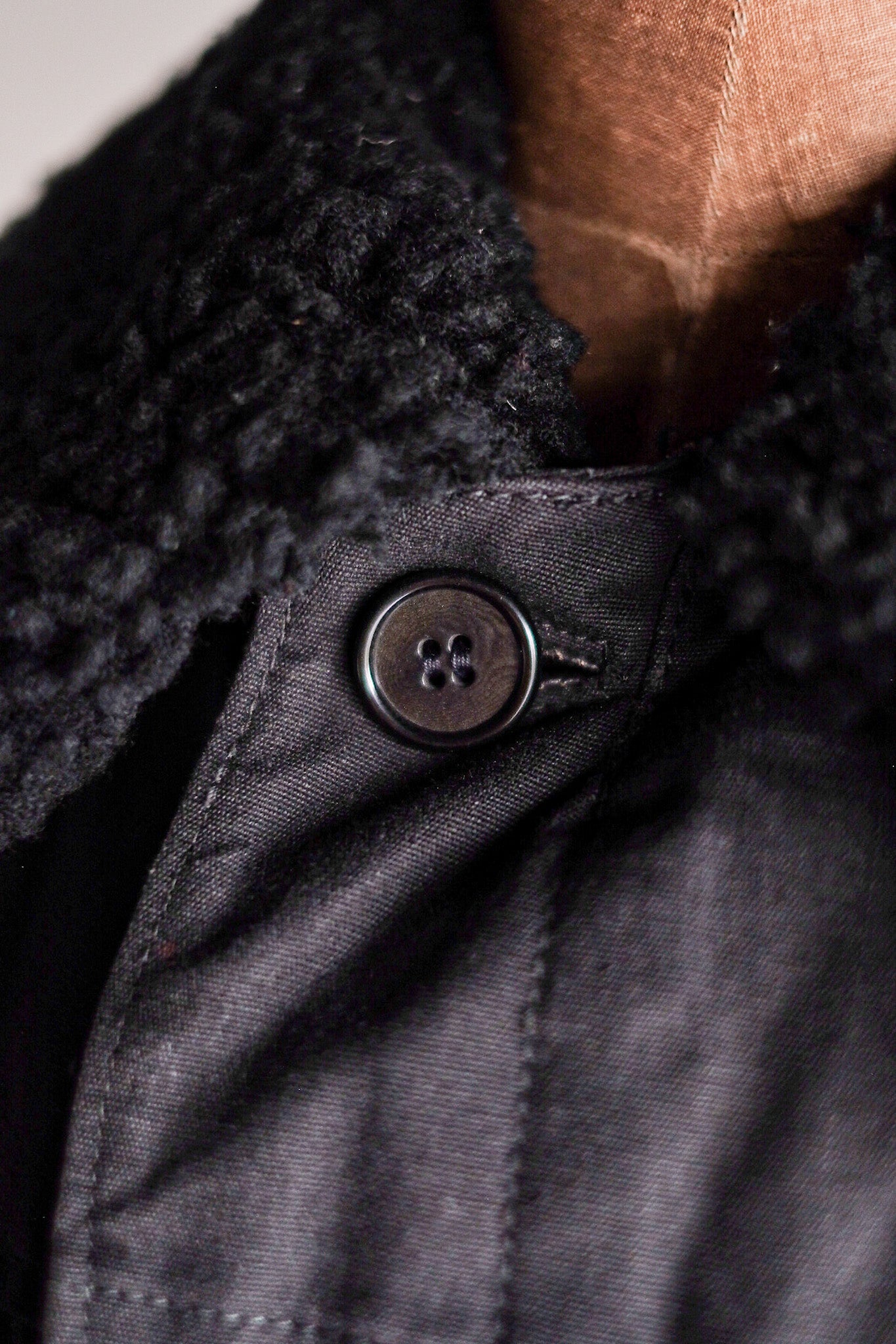 【~50’s】Swedish Army Motorcycle Jacket “Black Color”