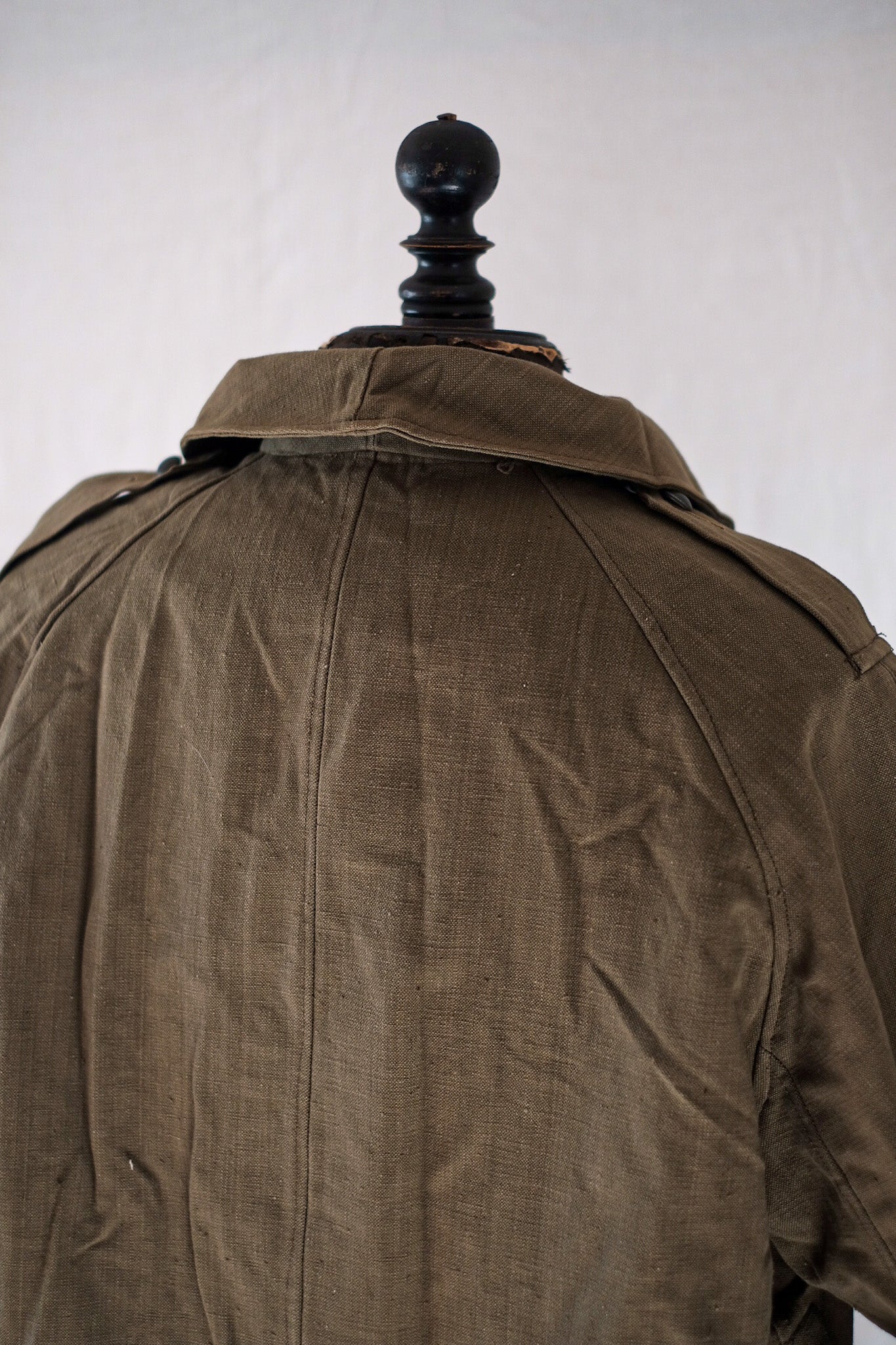 【~50's】French Army M35 Motorcycle Coat Size.1 "Dead Stock"