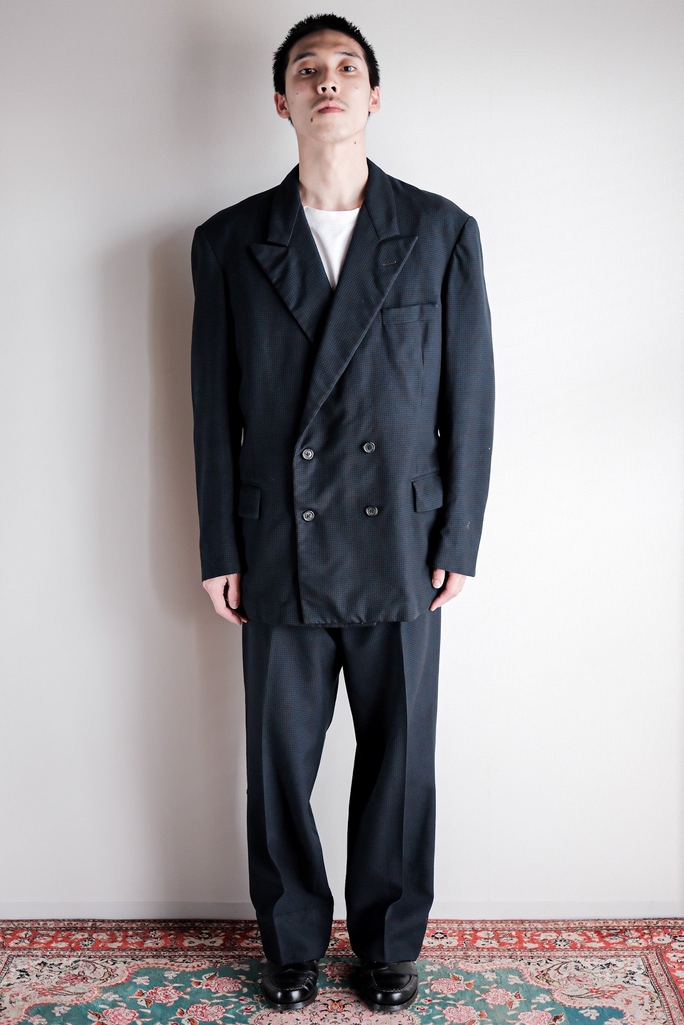 【~40's】French Vintage Double Breasted Suits Set Up "Belle Jardiniere"