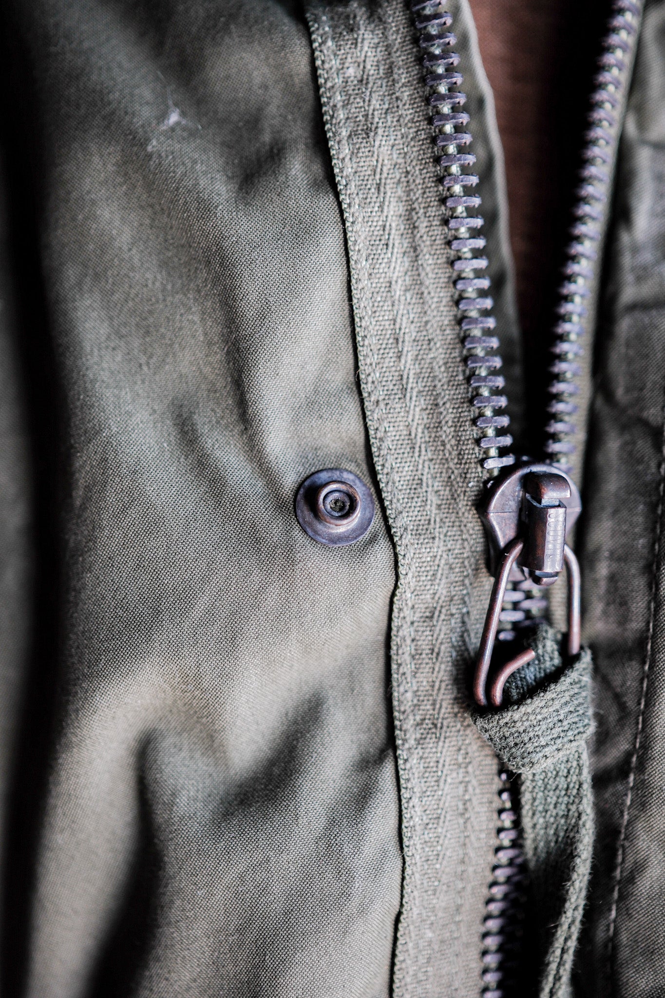 【~80's】U.S.ARMY M-65 Fishtail Parka Size.MEDIUM "Full Set"