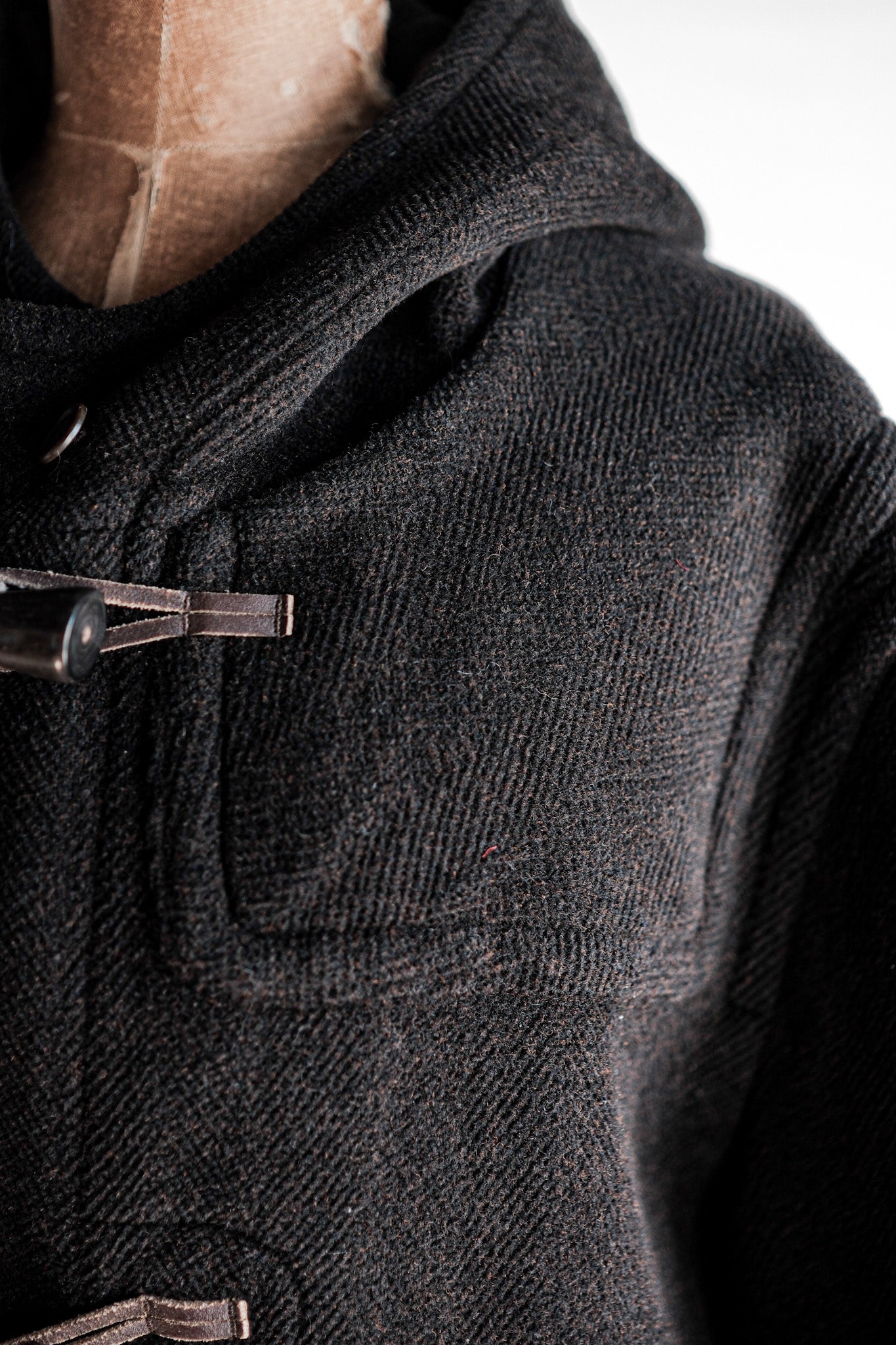 【~90's】Old INVERTERE Wool Duffle Coat "Moorbrook"
