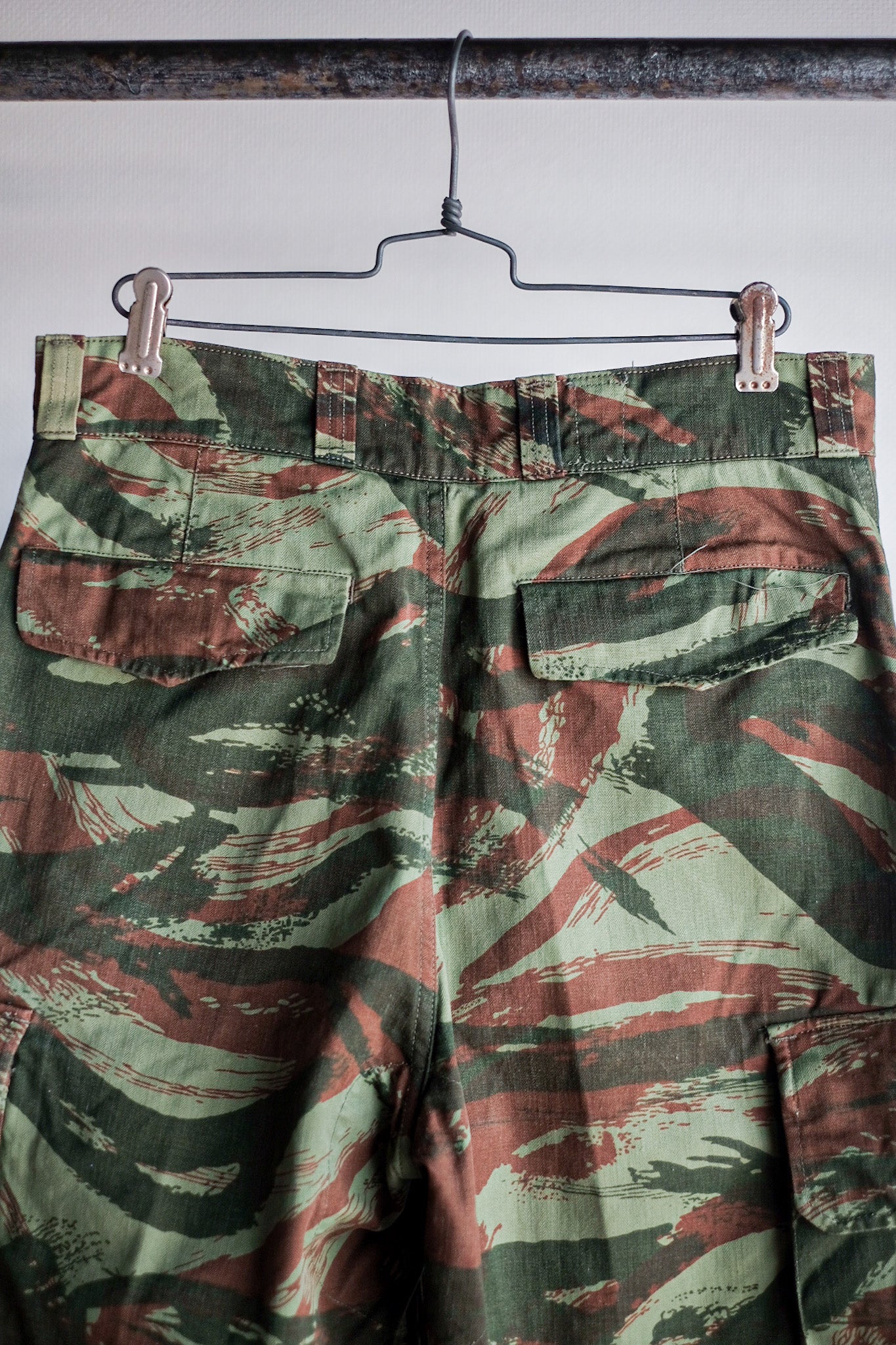 【~60's】French Army M47 Lizard Camo Field Trousers Size.76M
