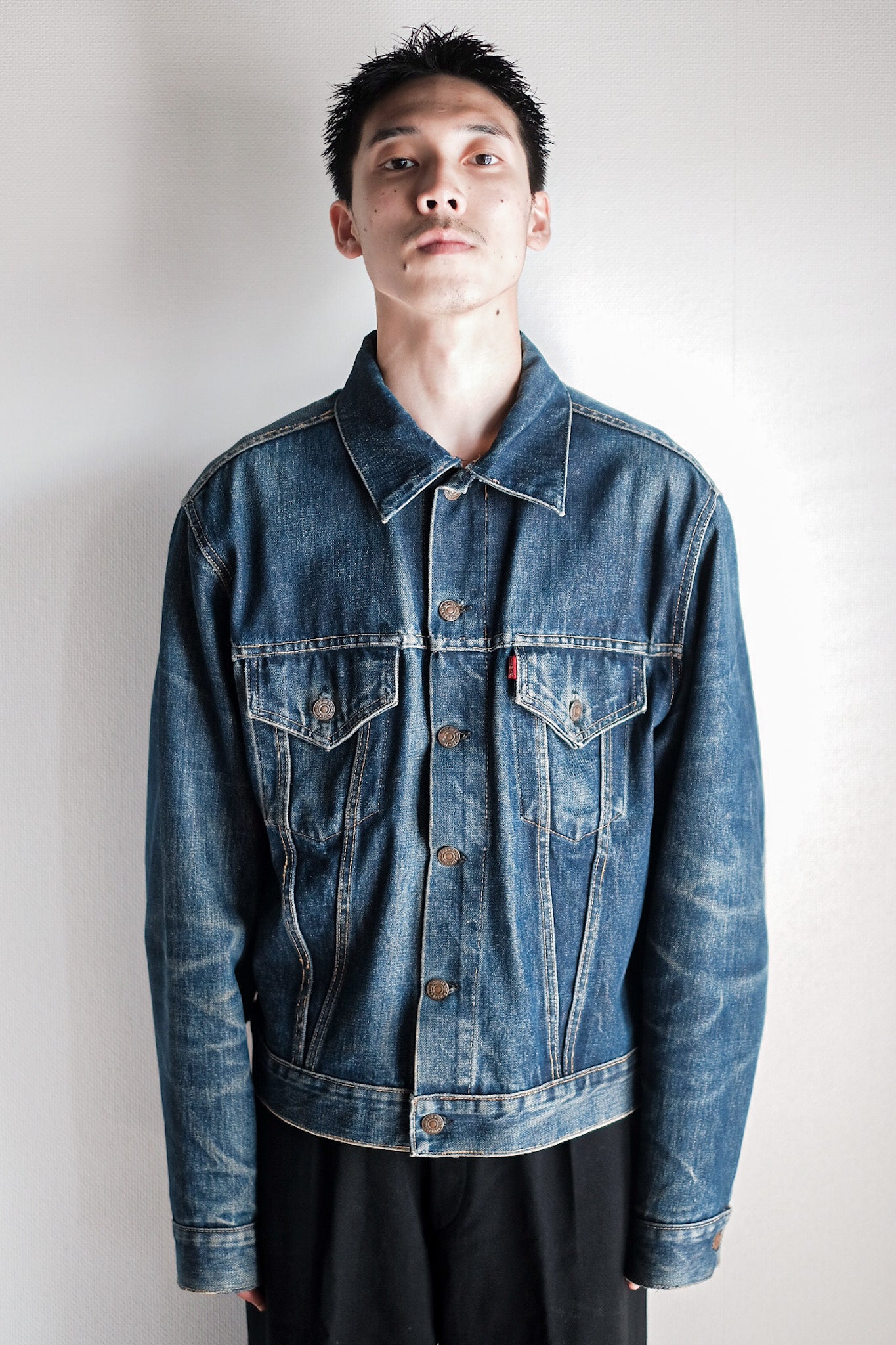 【~60's】Vintage Levi's 557 Denim Jacket "Big E"