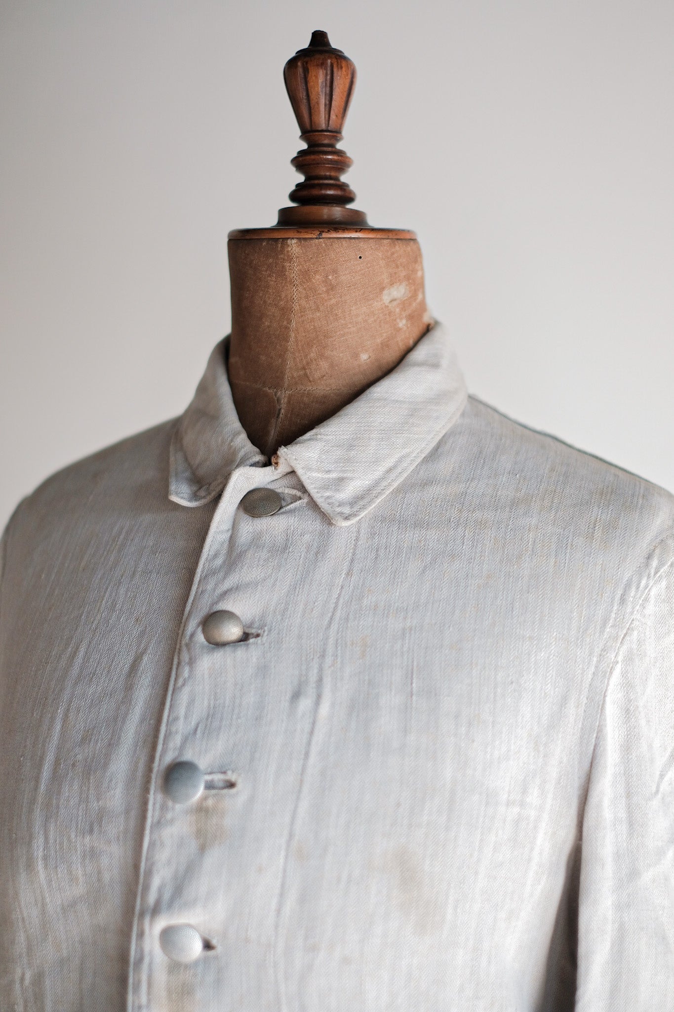 【~30's】WW2 German Army Drillich HBT Linen Jacket
