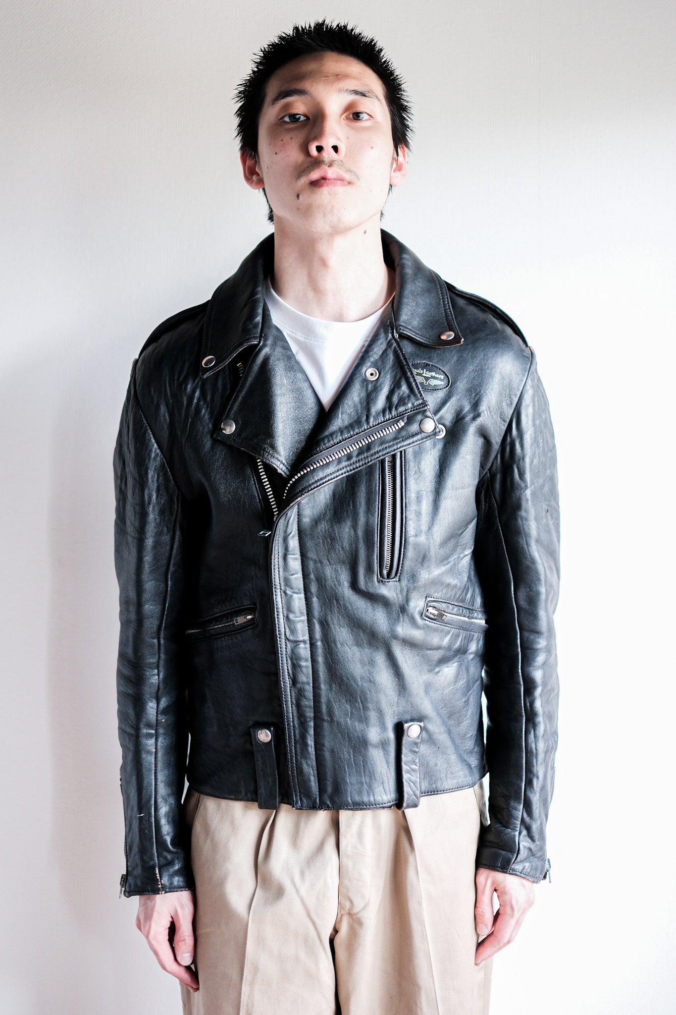 【~70’s】Lewis Leathers Riders Jacket Size.36 “Thunder Bolt”