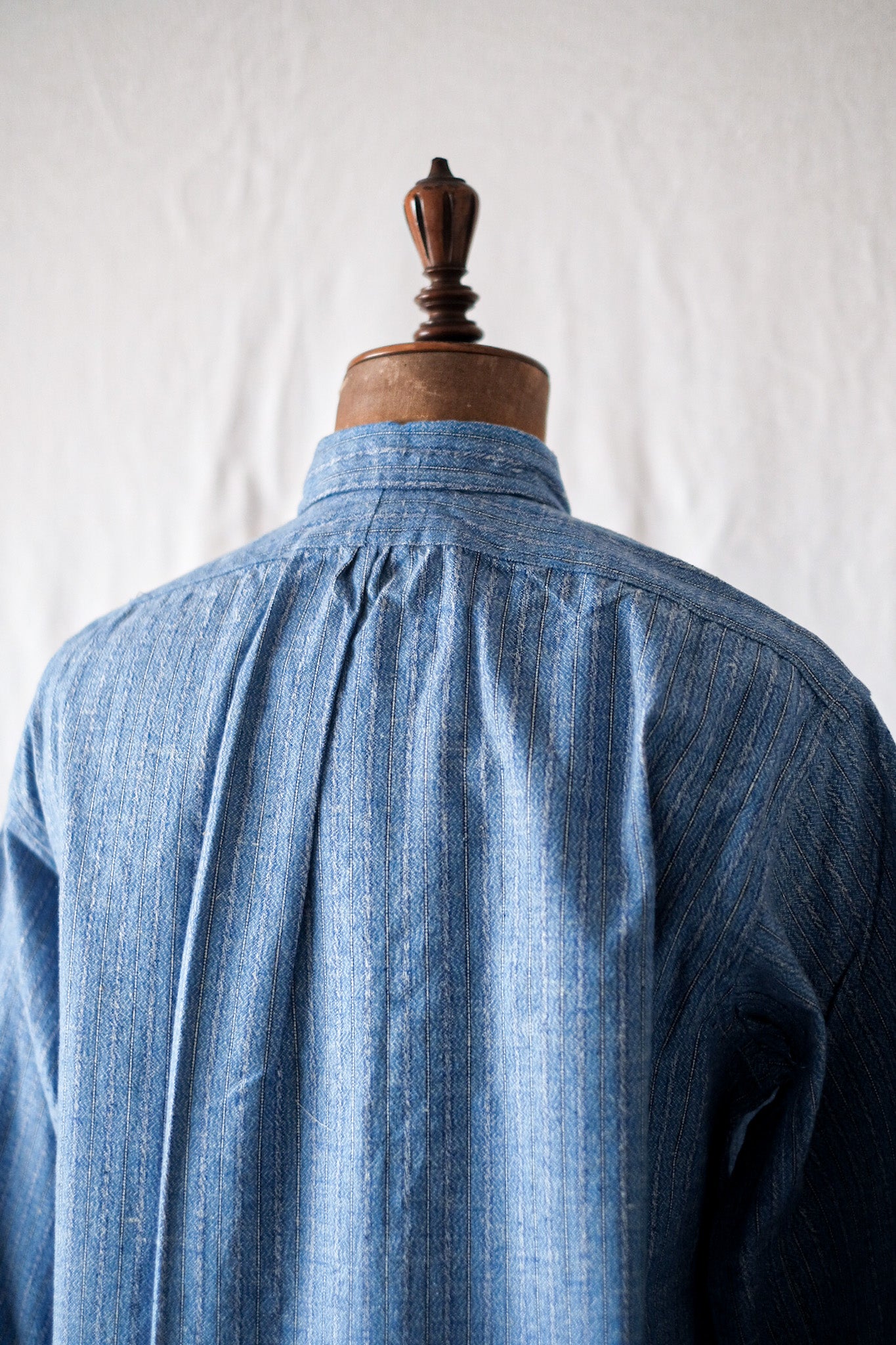 【~30's】French Vintage Grandpa Shirt "Dead Stock"