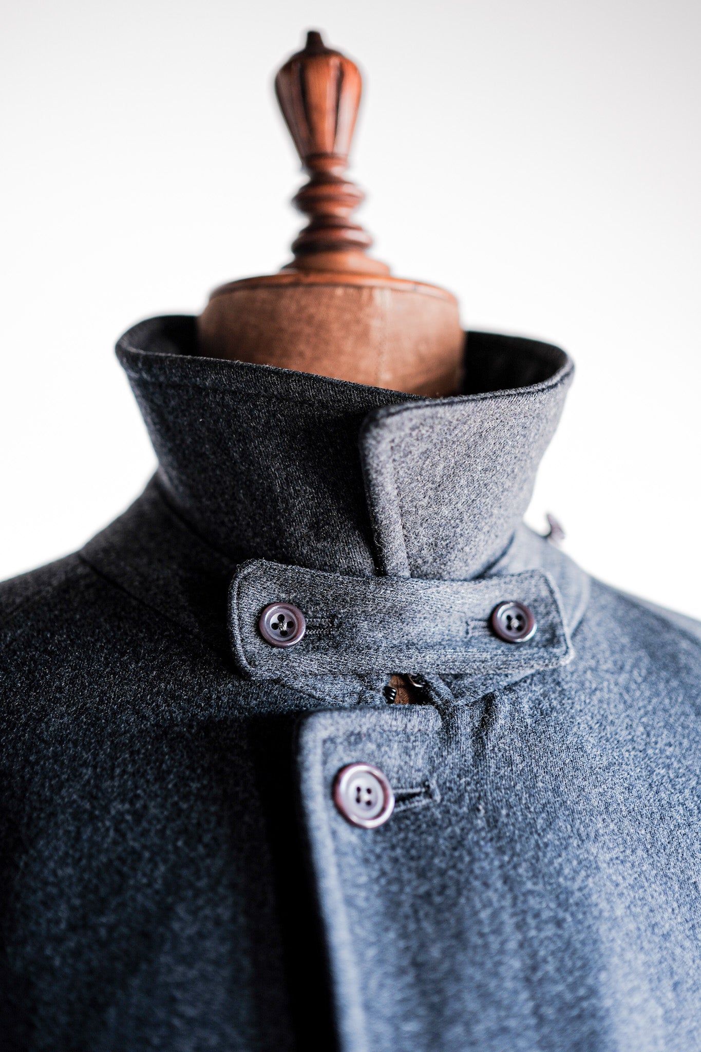 【~70's】Vintage Aquascutum Single Raglan Wool Rider Coat