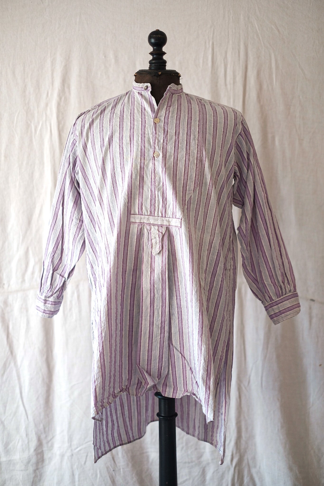 【~30's】French Vintage Grandpa Shirt