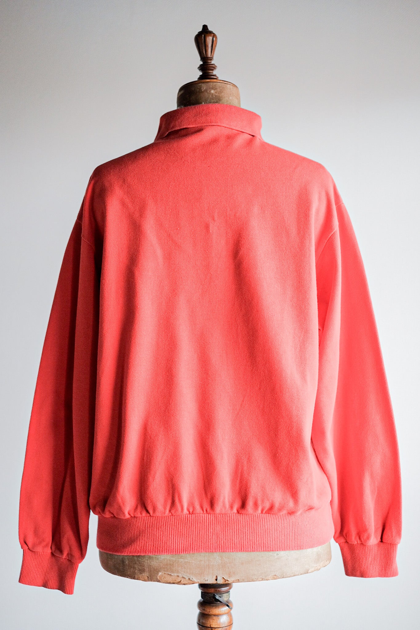 【~70's】CHEMISE LACOSTE L/S Polo Sweatshirt Size.4 "Orange"