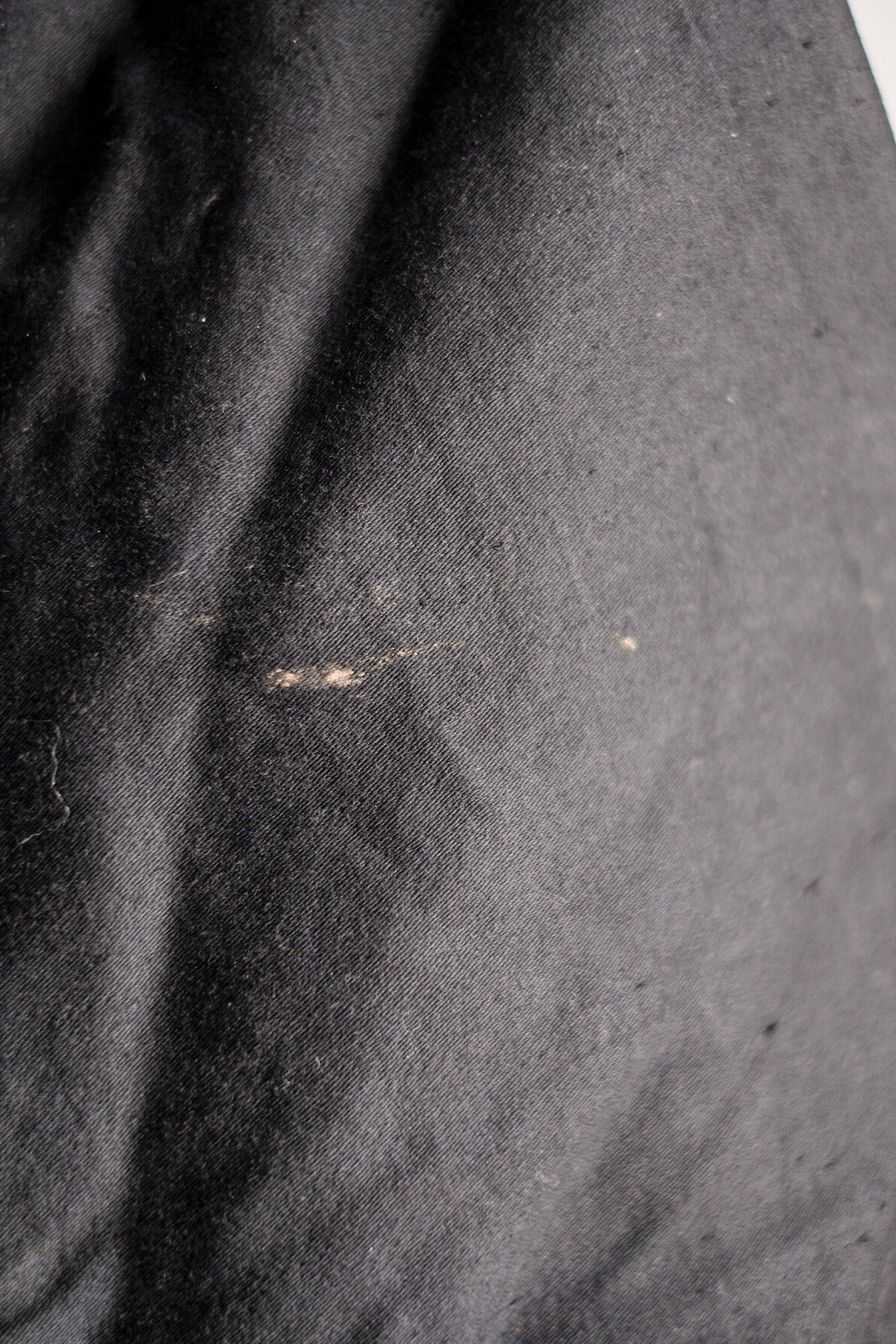 【~20's】French Vintage Black Moleskin Work Jacket "6 Buttons" "Dead Stock"