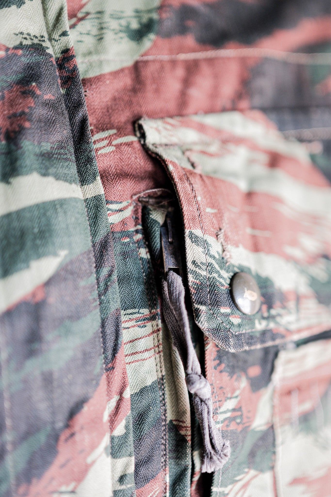 【~60's】French Army TAP47/56 Lizard Camo Paratrooper Jacket