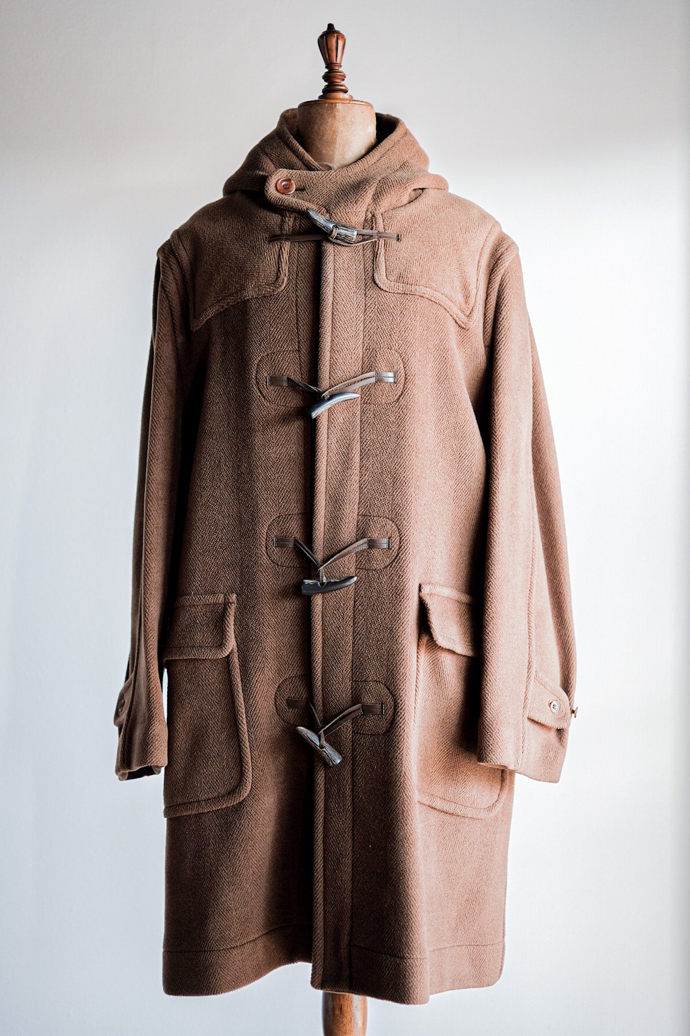 90's] Old Invertere Wool Duffle Coat 