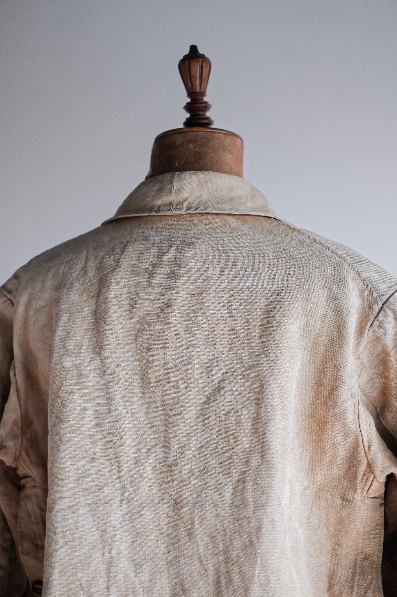 【~30's】French Vintage Linen Hunting Jacket