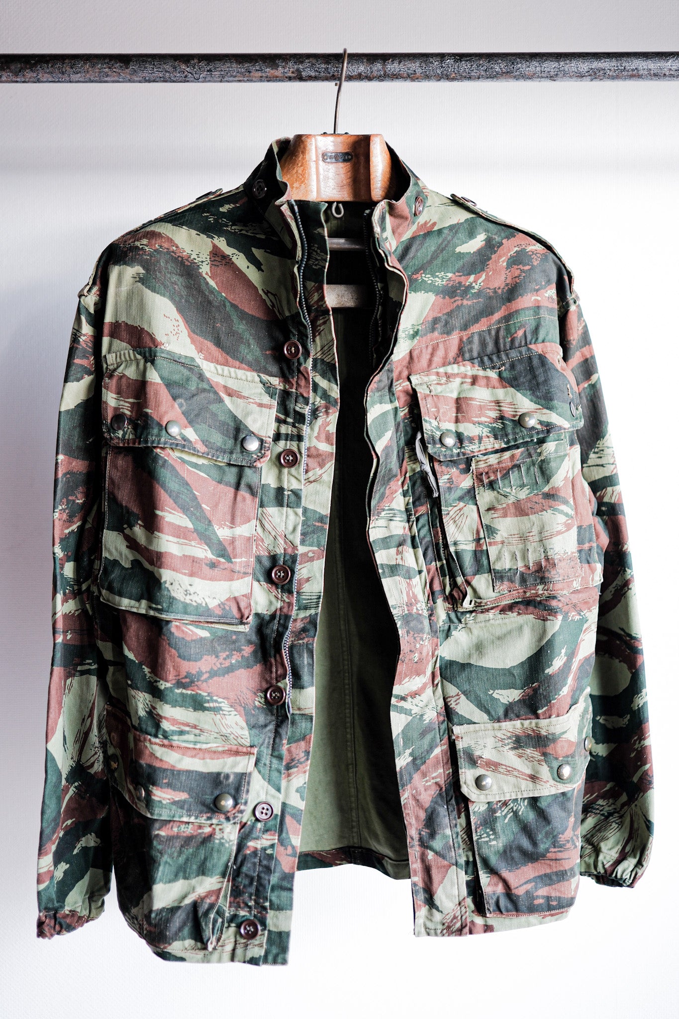 【~60's】French Army TAP47/56 Lizard Camo Paratrooper Jacket