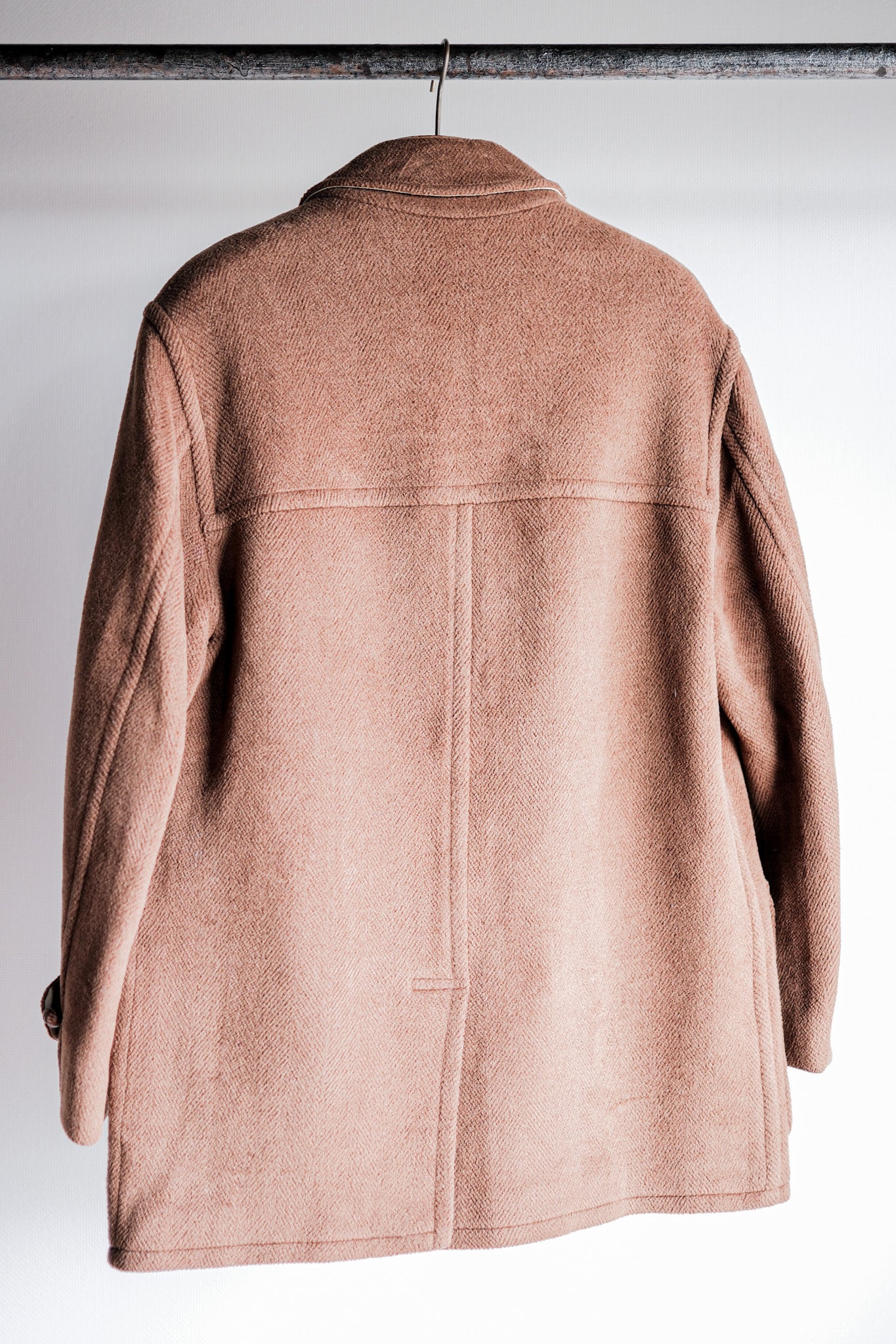 【~90's】Old INVERTERE Wool Jacket With Chin Strap "Moorbrook"