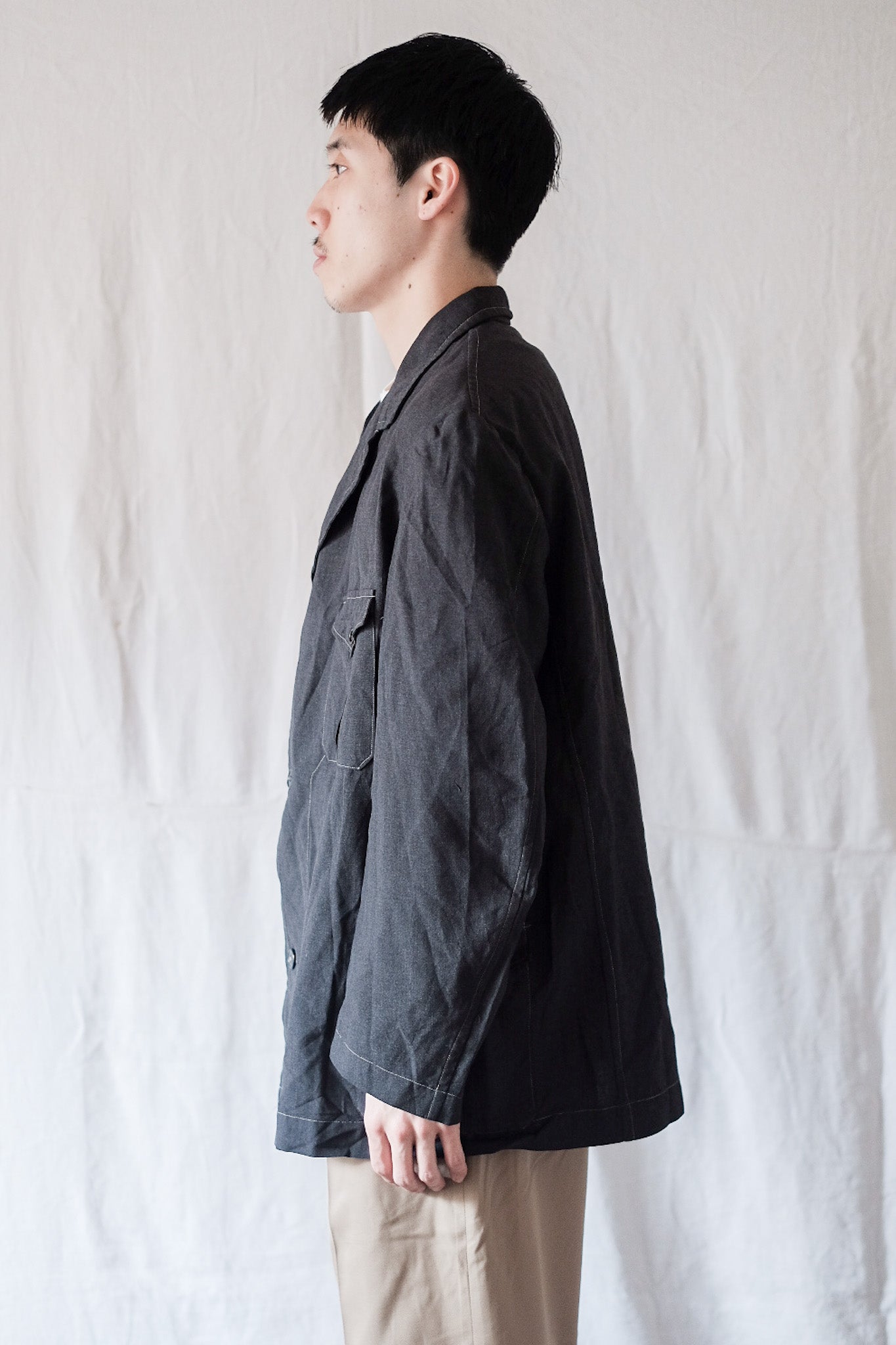 【~50's】French Vintage Light Wool Gabardine Work Jacket