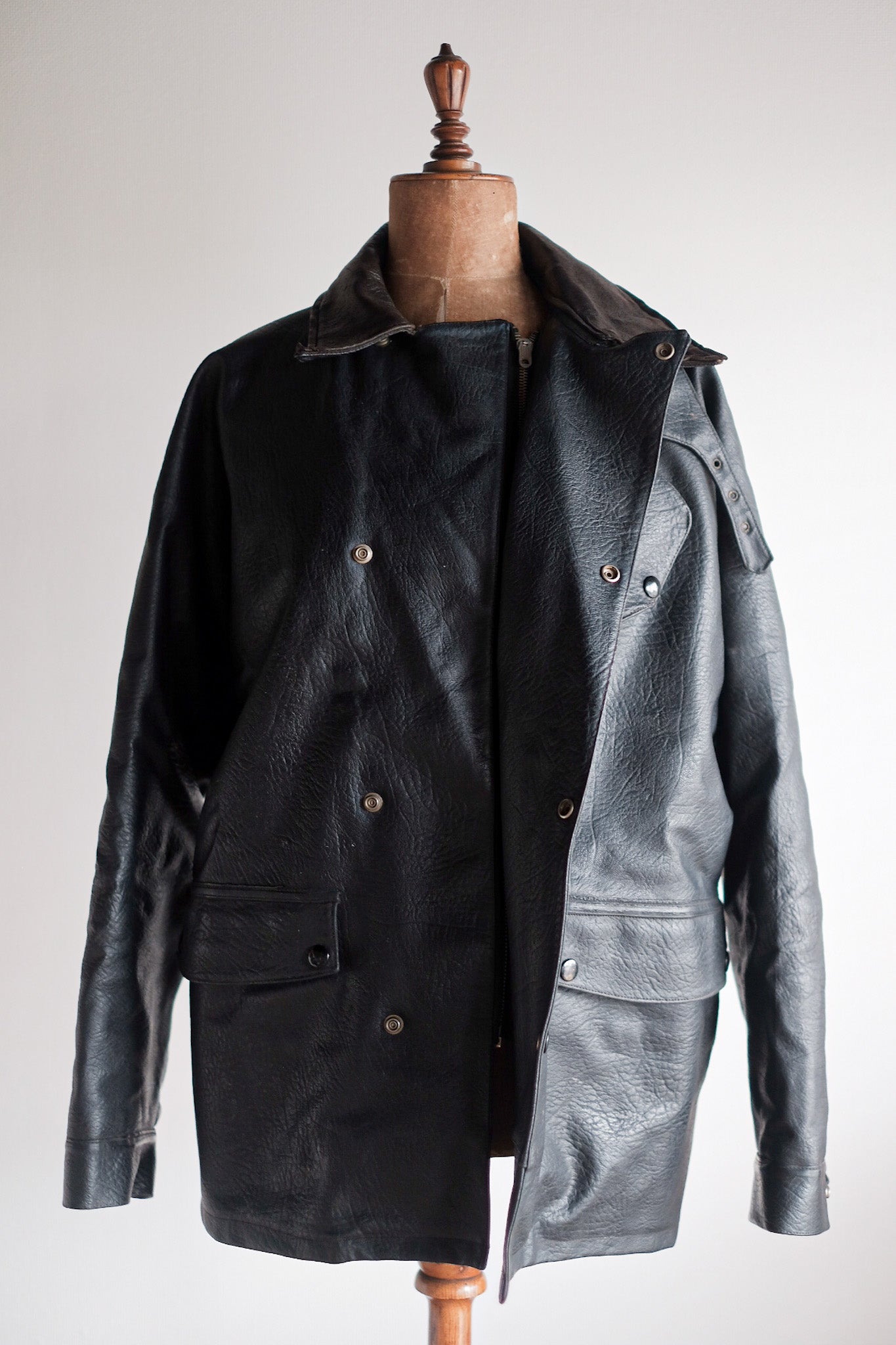 【~50's】Vintage Belstaff P.V.C Suit "BLACK PANTHER"