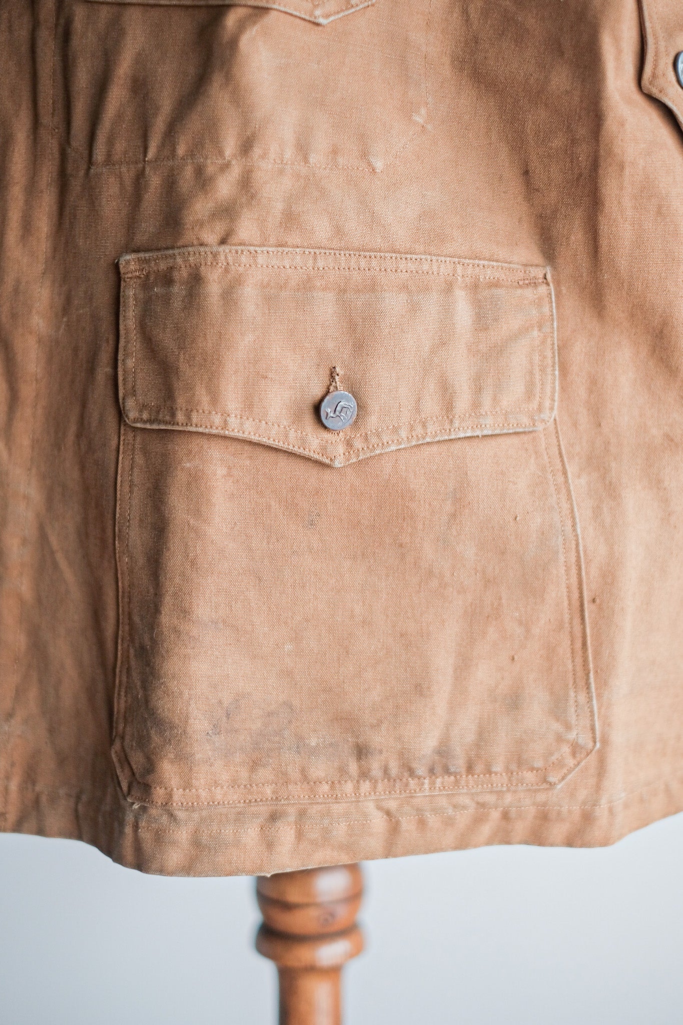 【~30’s】French Vintage Cotton Hunting Jacket