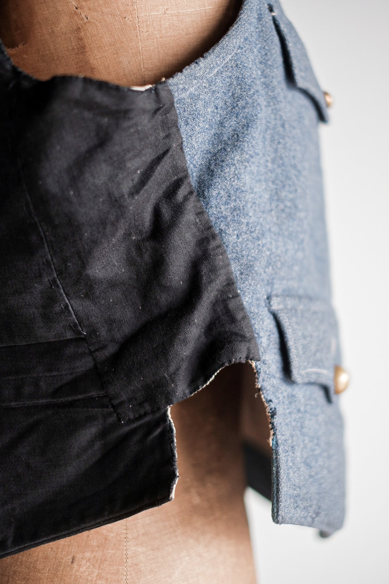 【~10's】WW1 French Army Wool Gilet