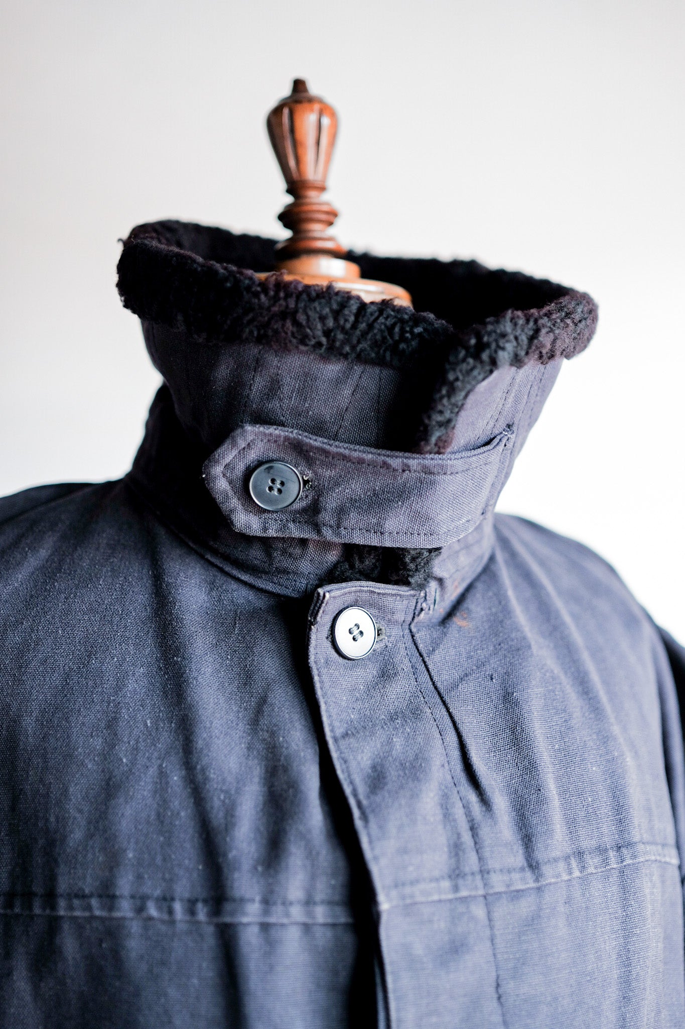 【~50’s】Swedish Army Motorcycle Jacket “Black Color”