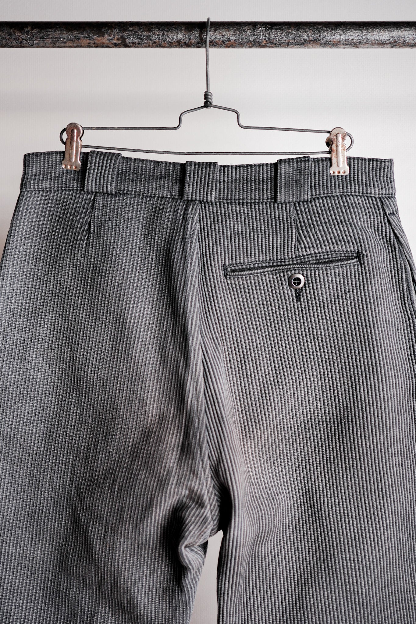 【~50's】French Vintage Cotton Pique Work Pants