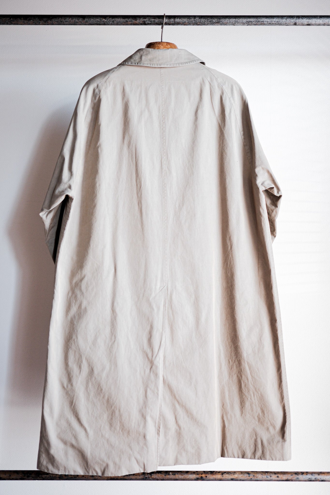 【~80's】Vintage Burberry's Single Raglan Balmacaan Coat C100 Size.48REG