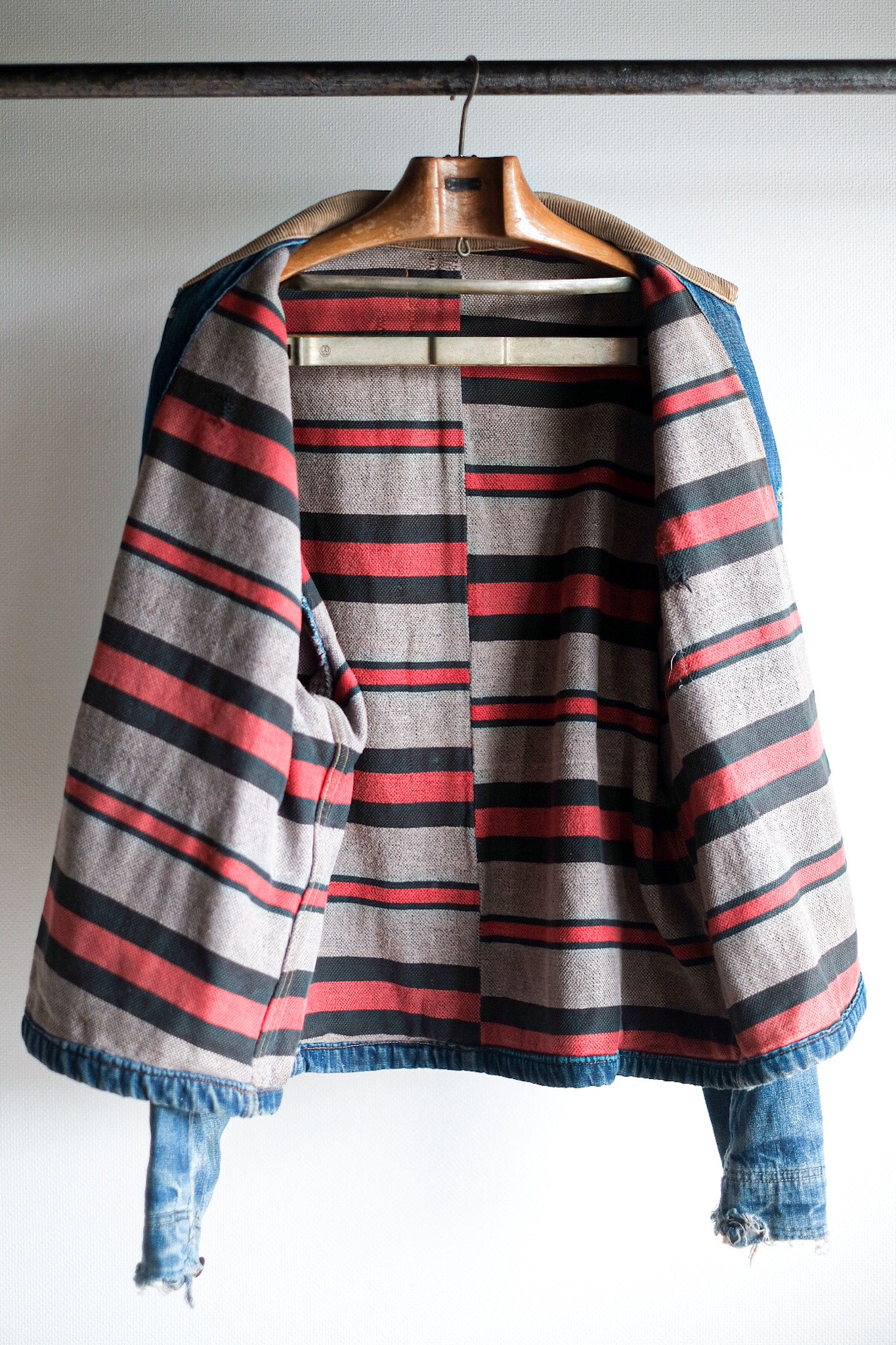 【~40's】American Vintage Denim Coverall With Blanket "BIG SMITH"