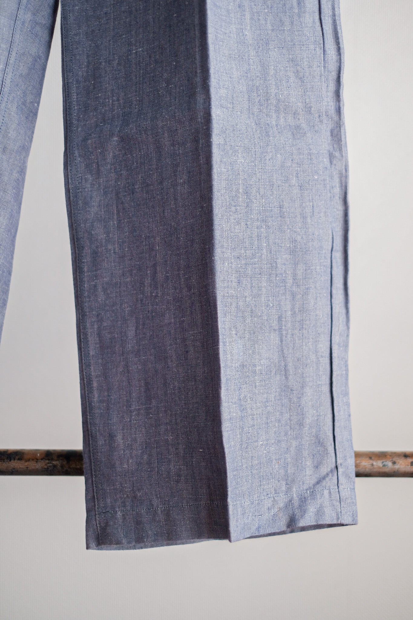 【~50's】French Navy Ramie Linen Sailor Pant "Dead Stock"