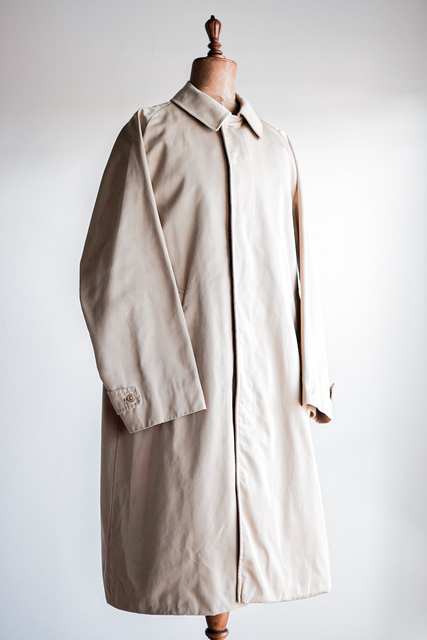 【~70's】Vintage Aquascutum Single Raglan Soutien Collar Coat C100 "Aqua 5" "LODEN-FREY 別注"