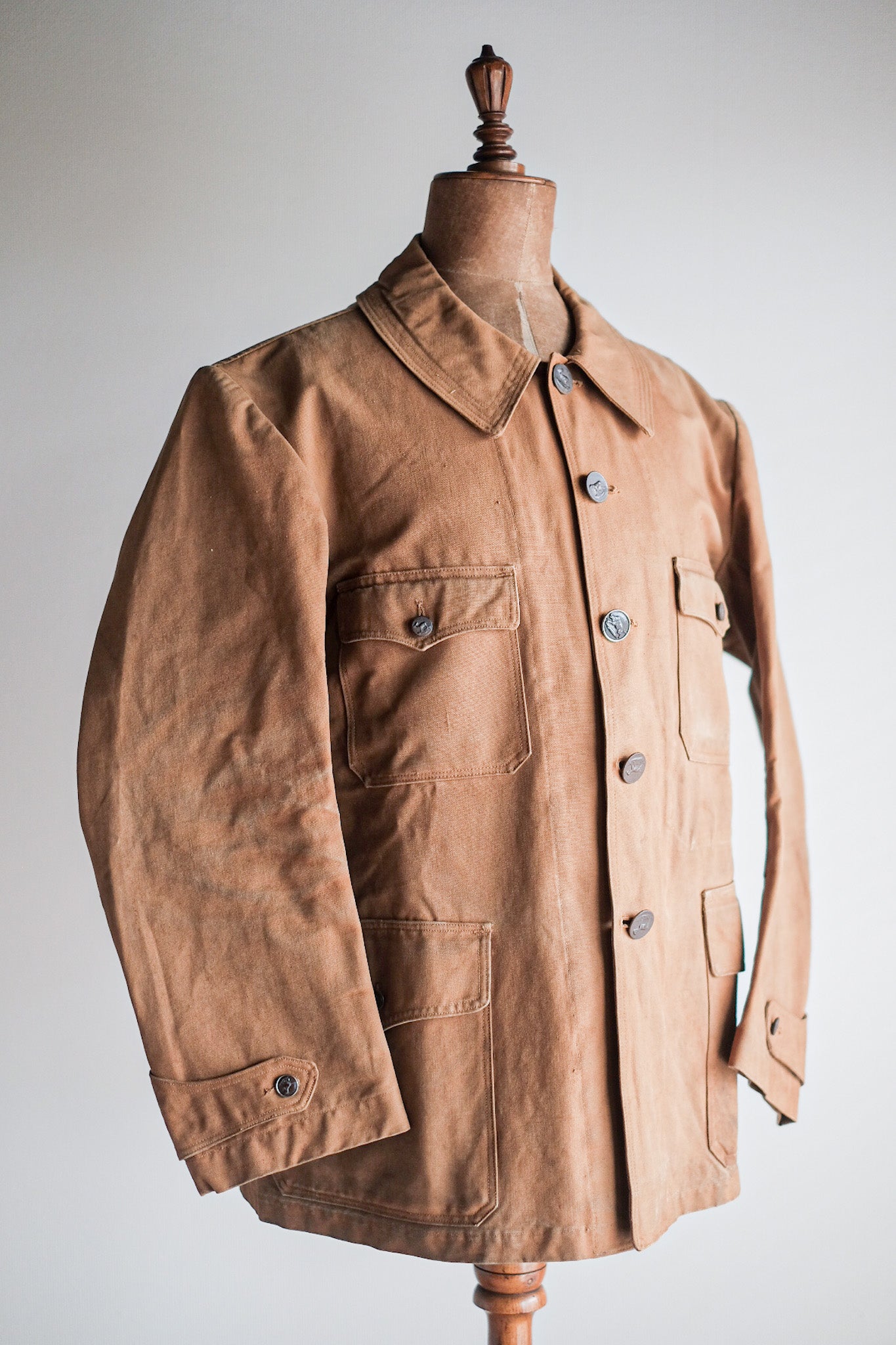 【~30’s】French Vintage Cotton Hunting Jacket
