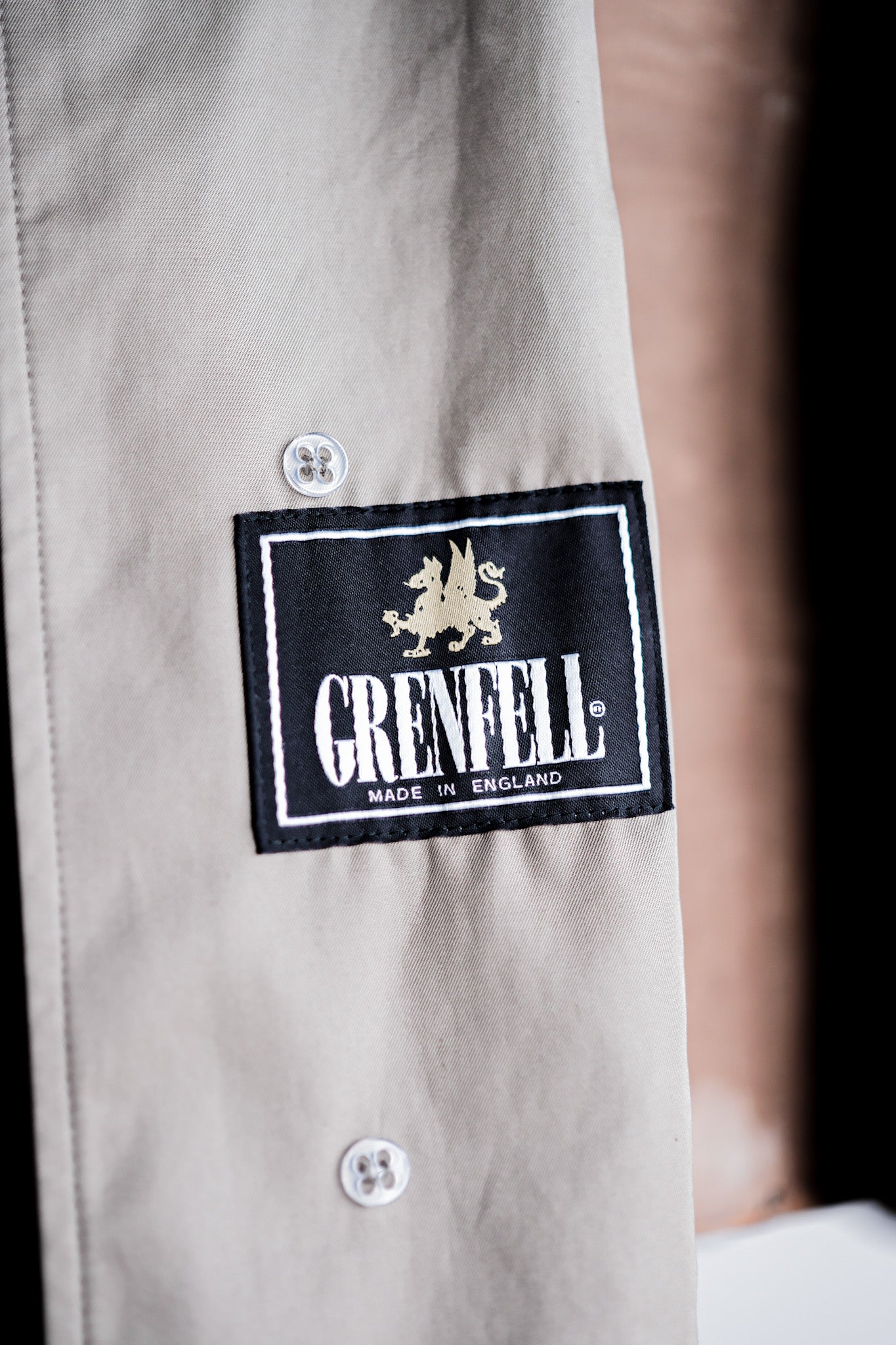【~00’s】Grenfell Safari Style Jacket With Chin Strap