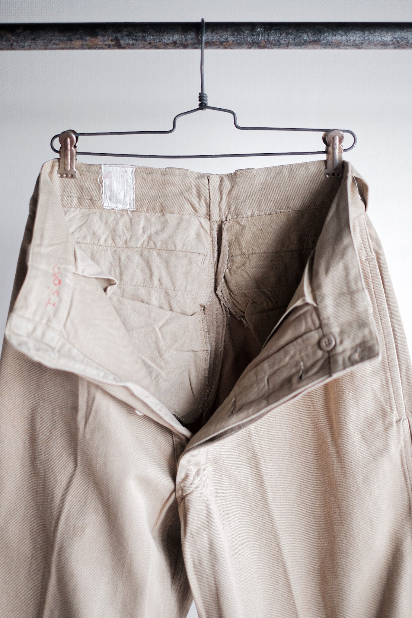 【~60's】French Army M52 Chino Trousers Size.11